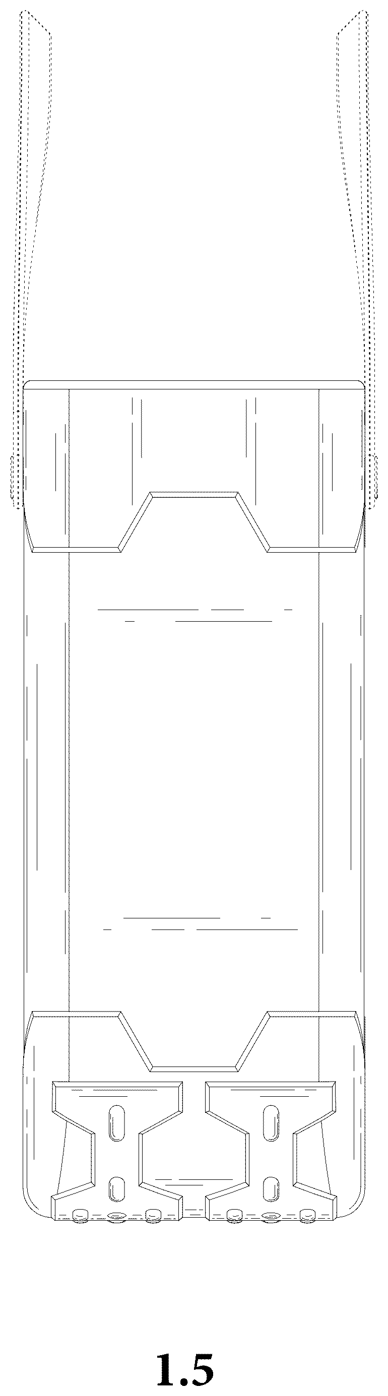 Patent USD1077466 Figure 5 – Beach bag