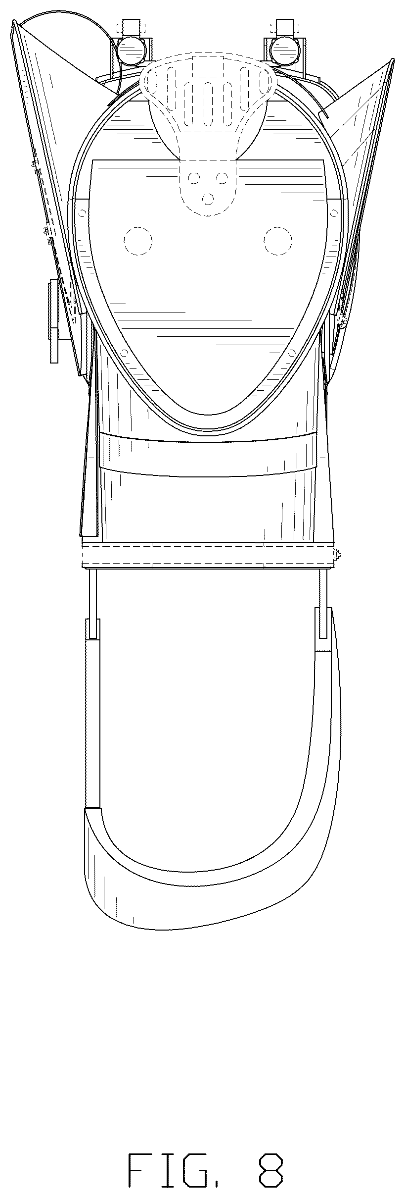 Patent USD1077467 Figure 8 – Golf bag