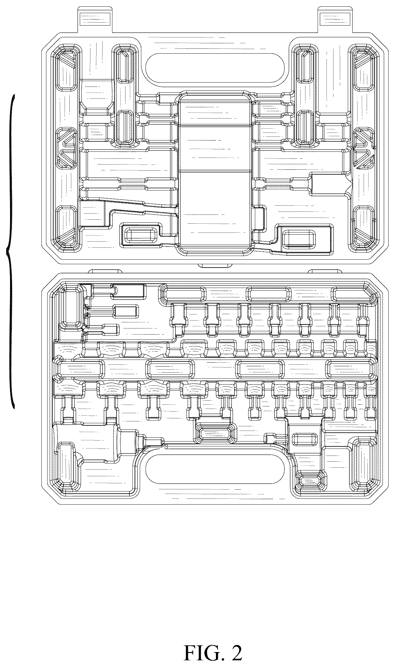 Patent USD1077468 Figure 2 – Toolbox