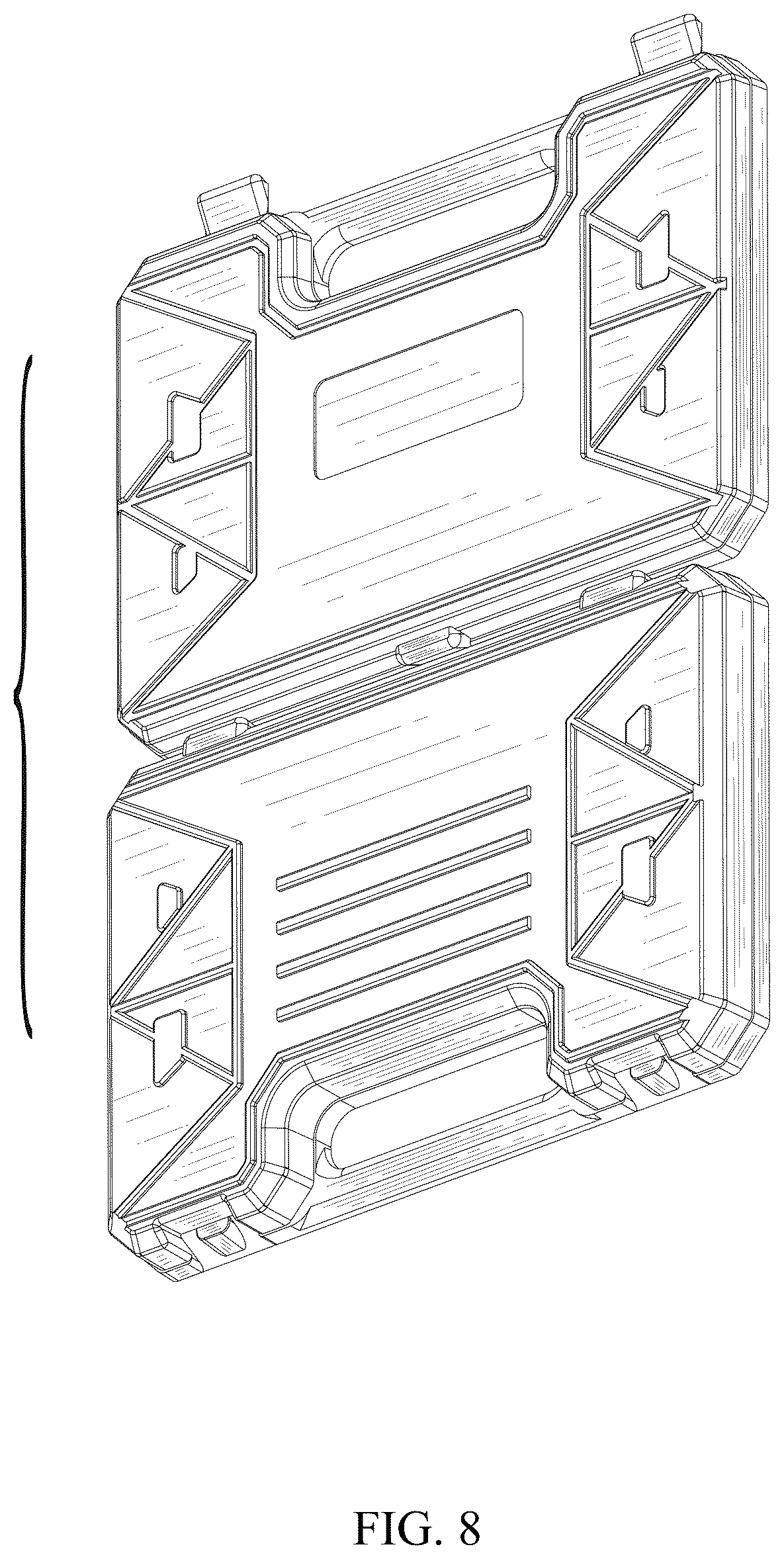 Patent USD1077468 Figure 8 – Toolbox