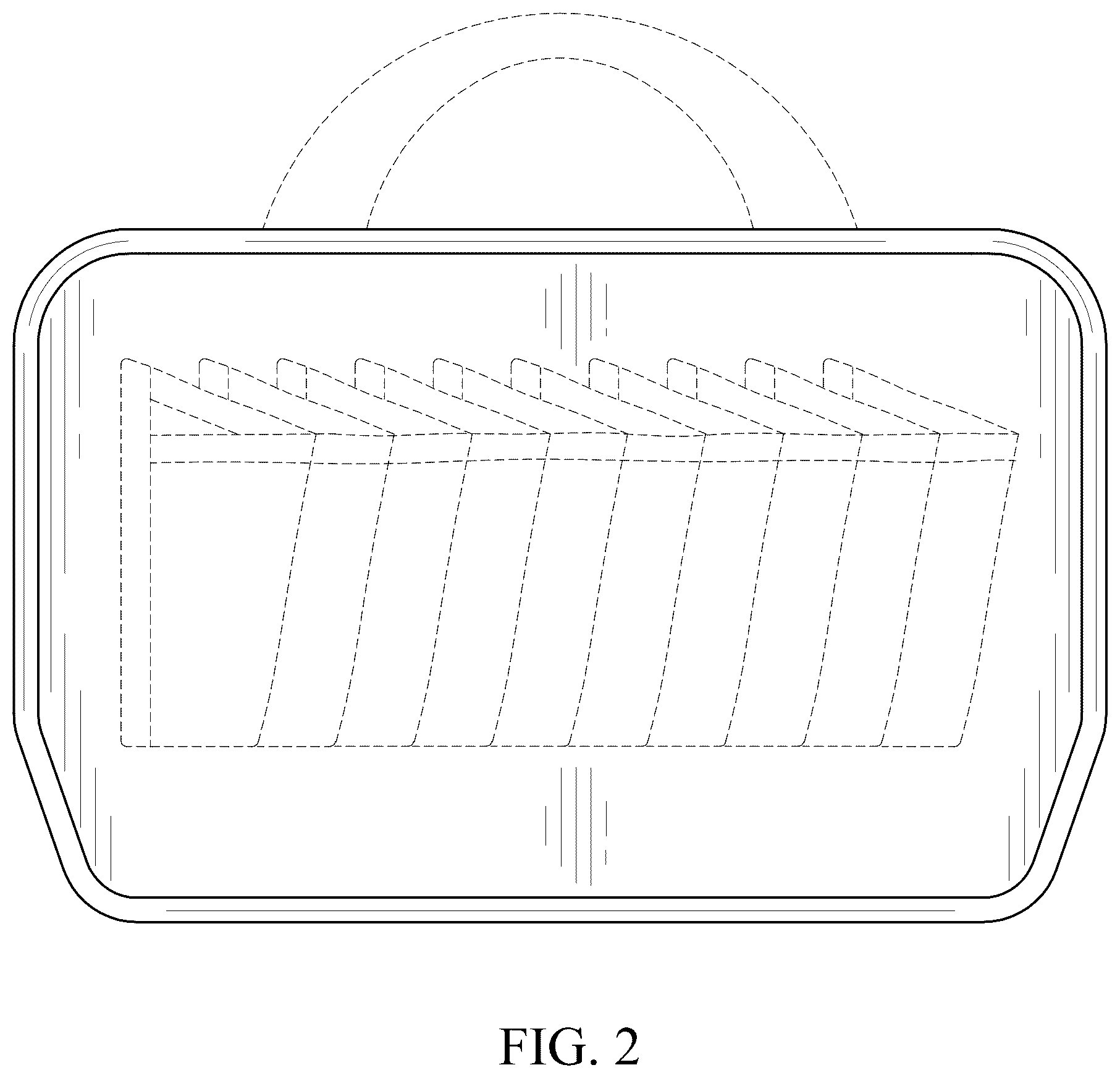 Patent USD1077472 Figure 2 – Collapsible pallet
