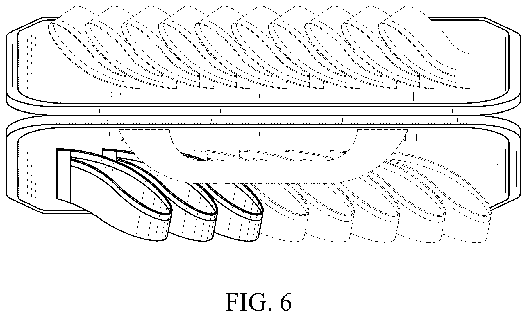 Patent USD1077472 Figure 6 – Collapsible pallet