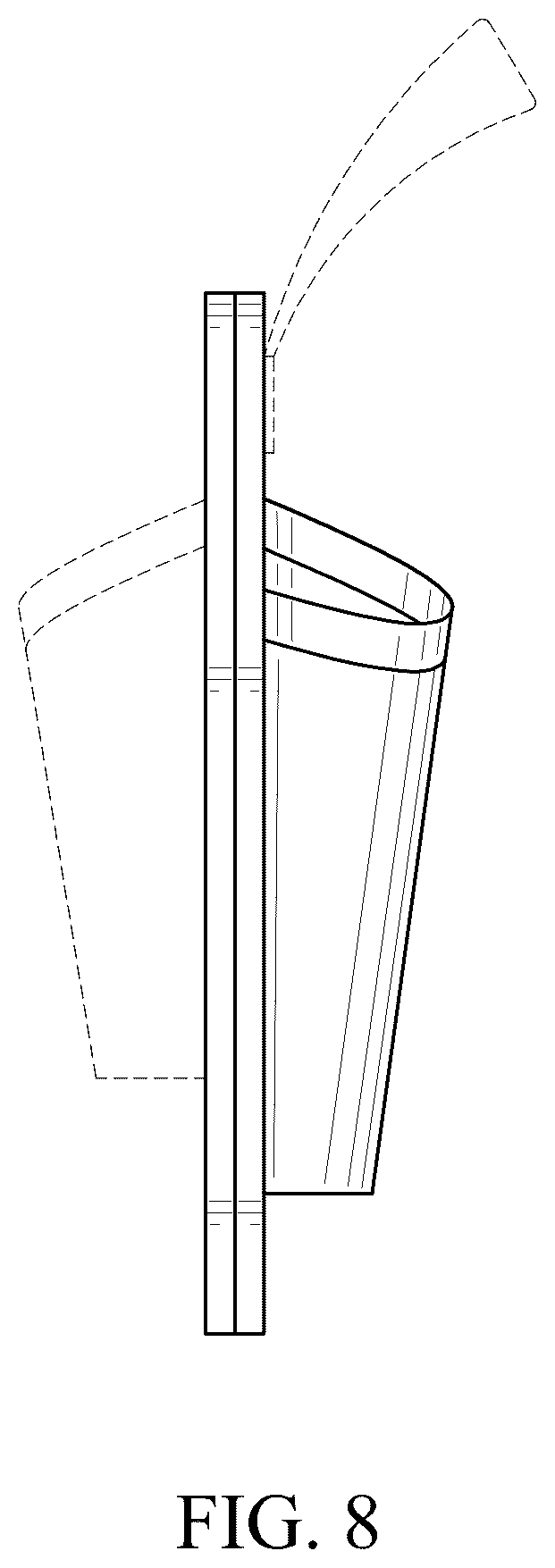 Patent USD1077472 Figure 8 – Collapsible pallet