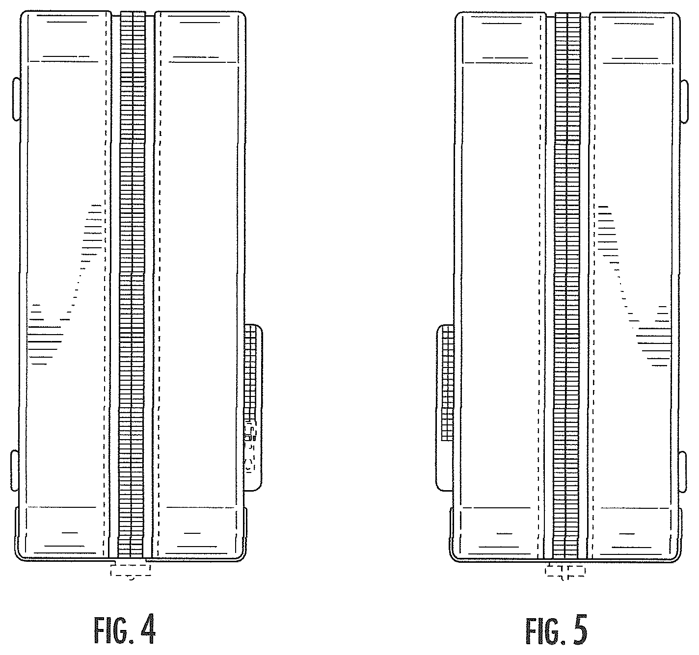 Patent USD1077474 Figure 4 – Luggage pouch with pockets