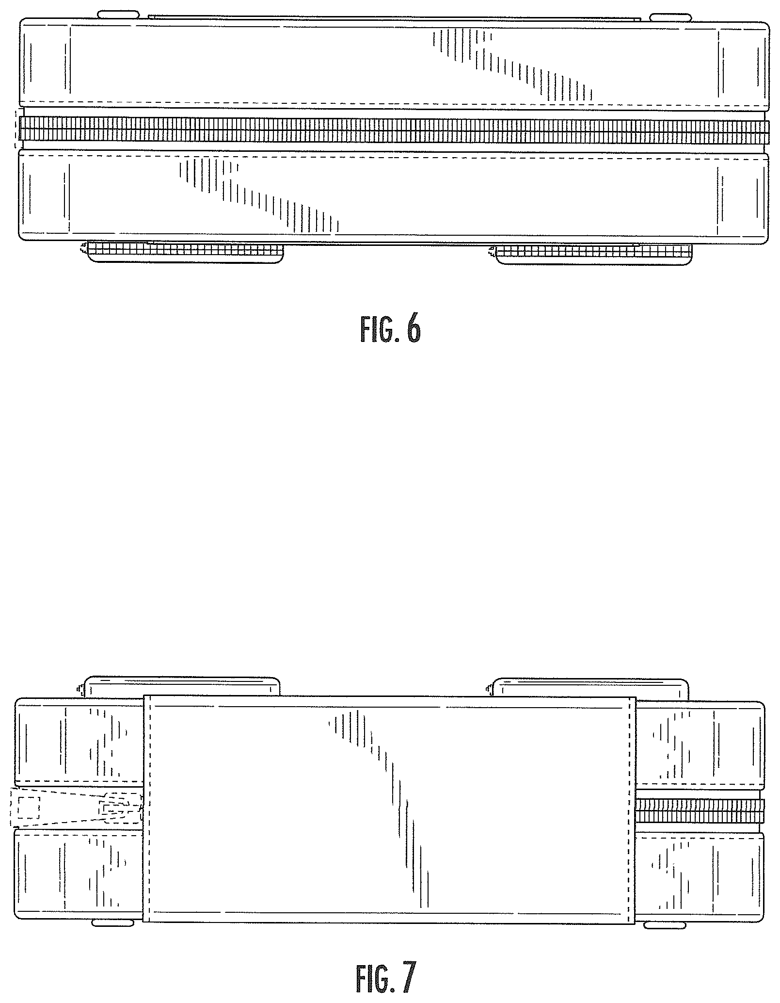 Patent USD1077474 Figure 5 – Luggage pouch with pockets