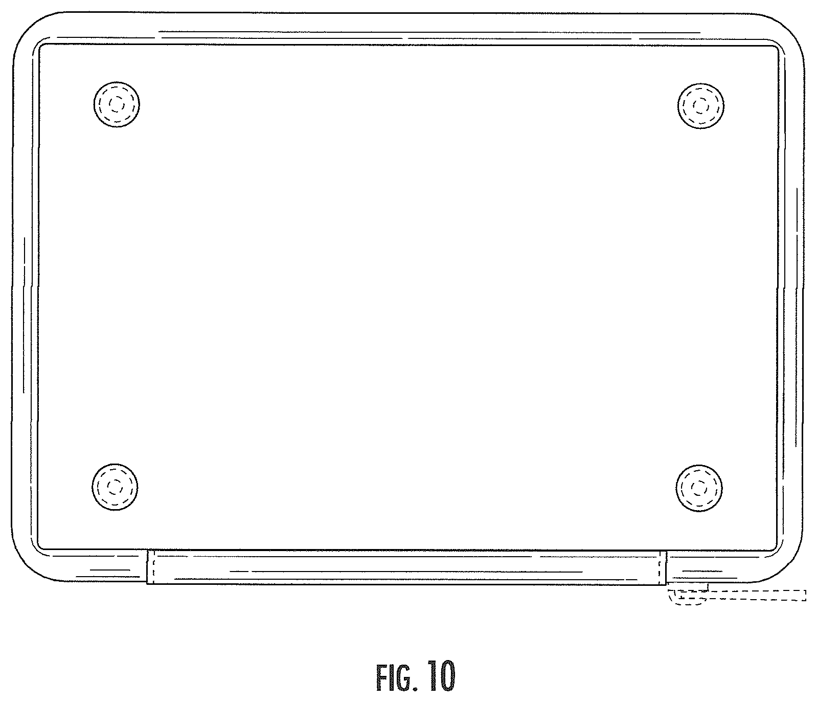 Patent USD1077474 Figure 8 – Luggage pouch with pockets