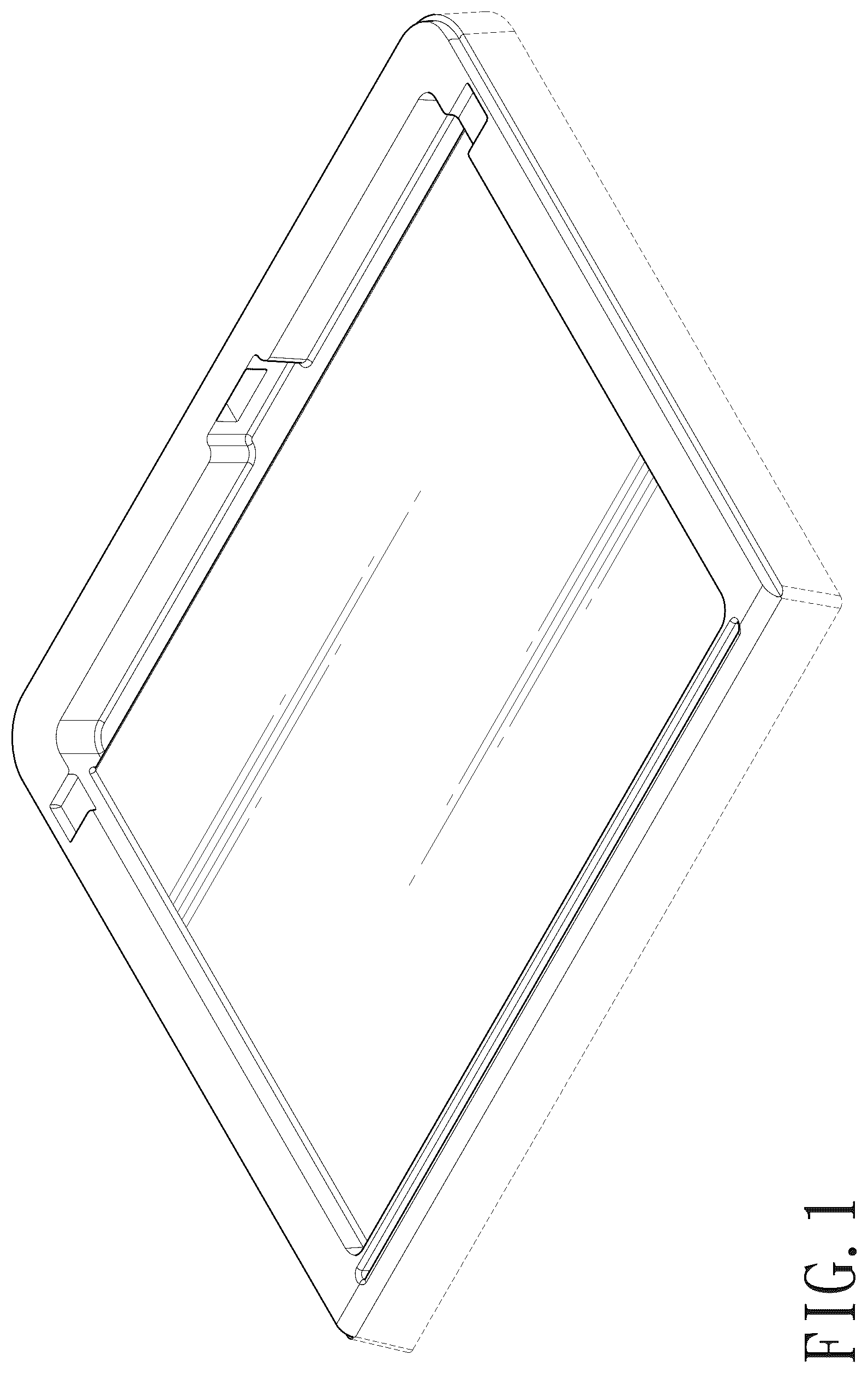 Patent USD1077476 — Lid of storage box — Figure 1