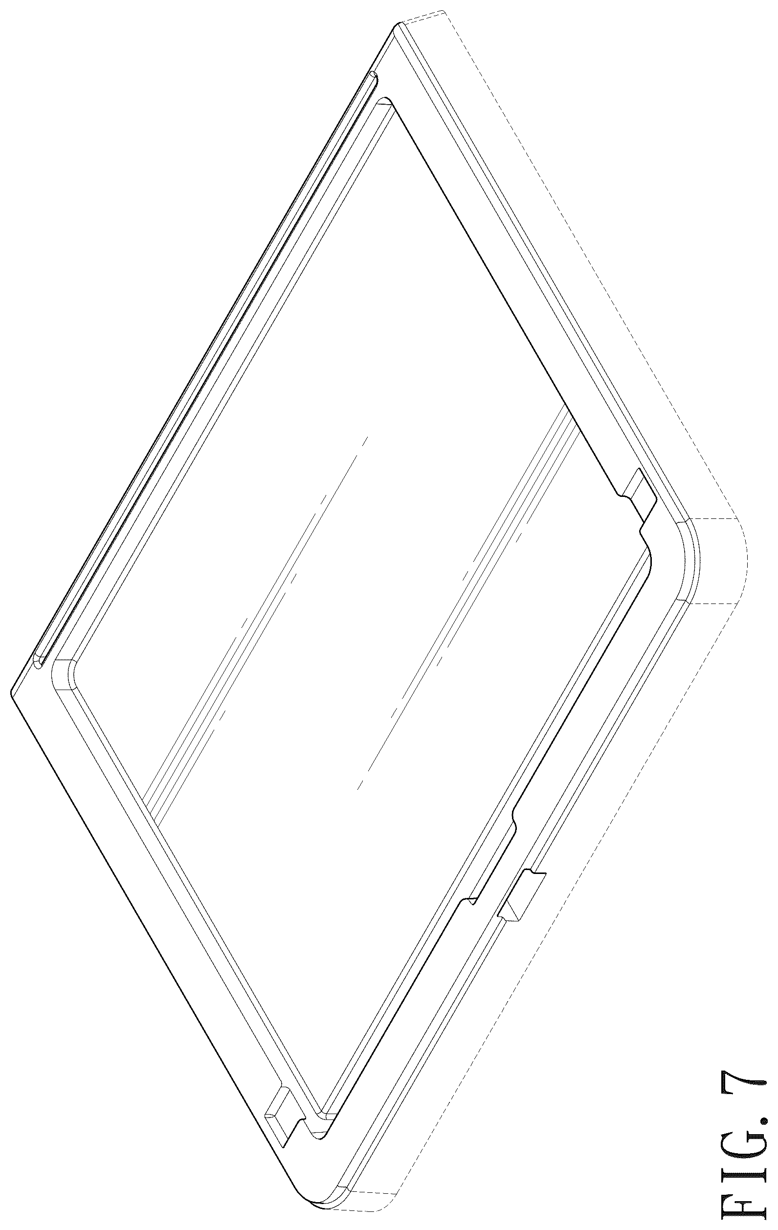 Patent USD1077476 Figure 7 – Lid of storage box