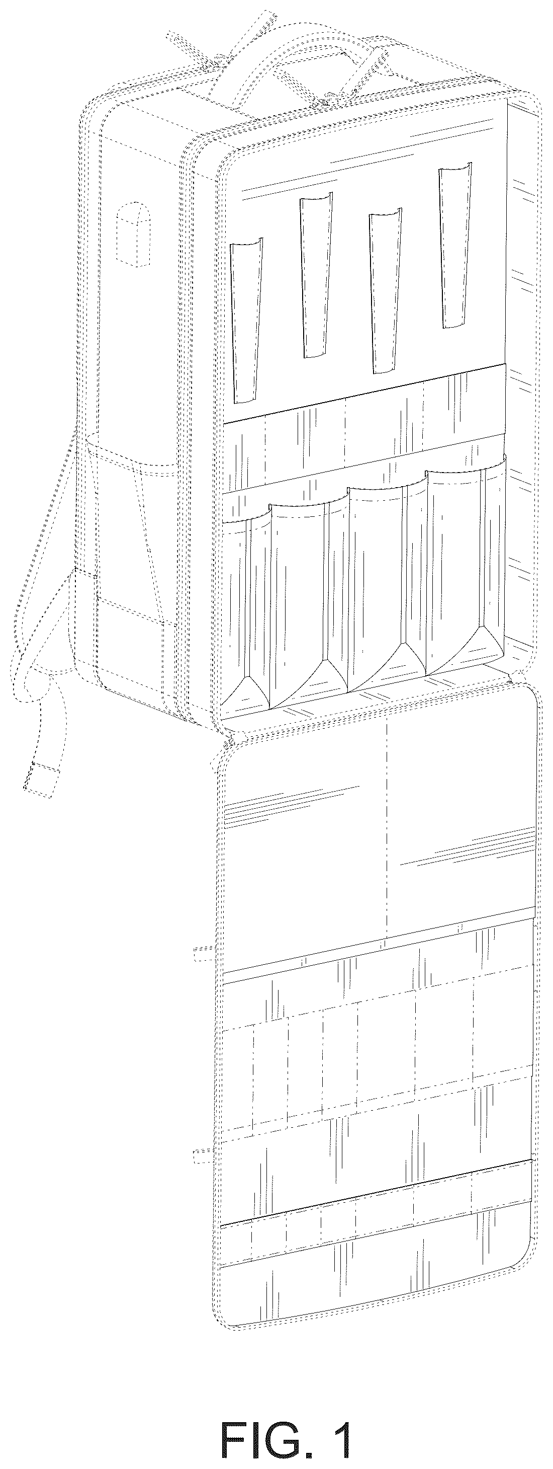 Patent USD1077477 — Backpack inner compartment — Figure 1