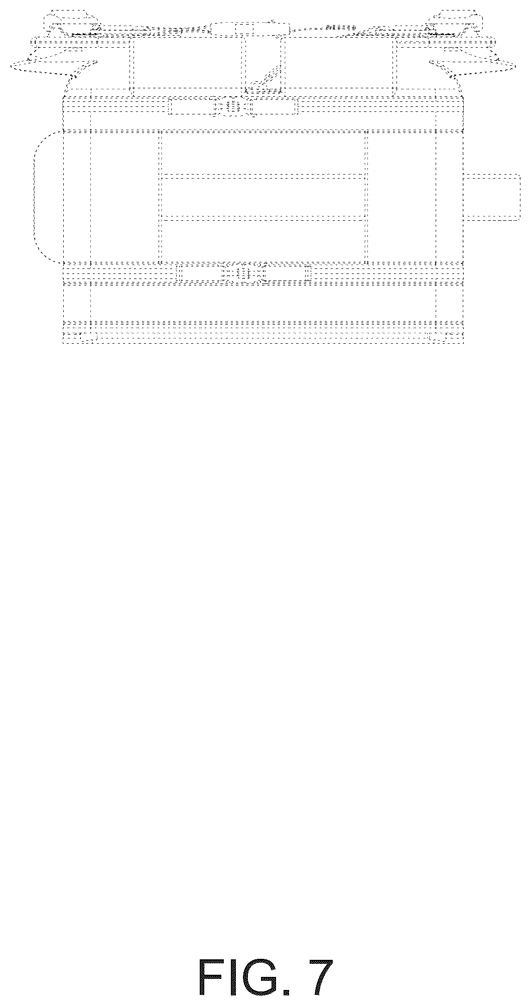 Patent USD1077477 Figure 7 – Backpack inner compartment
