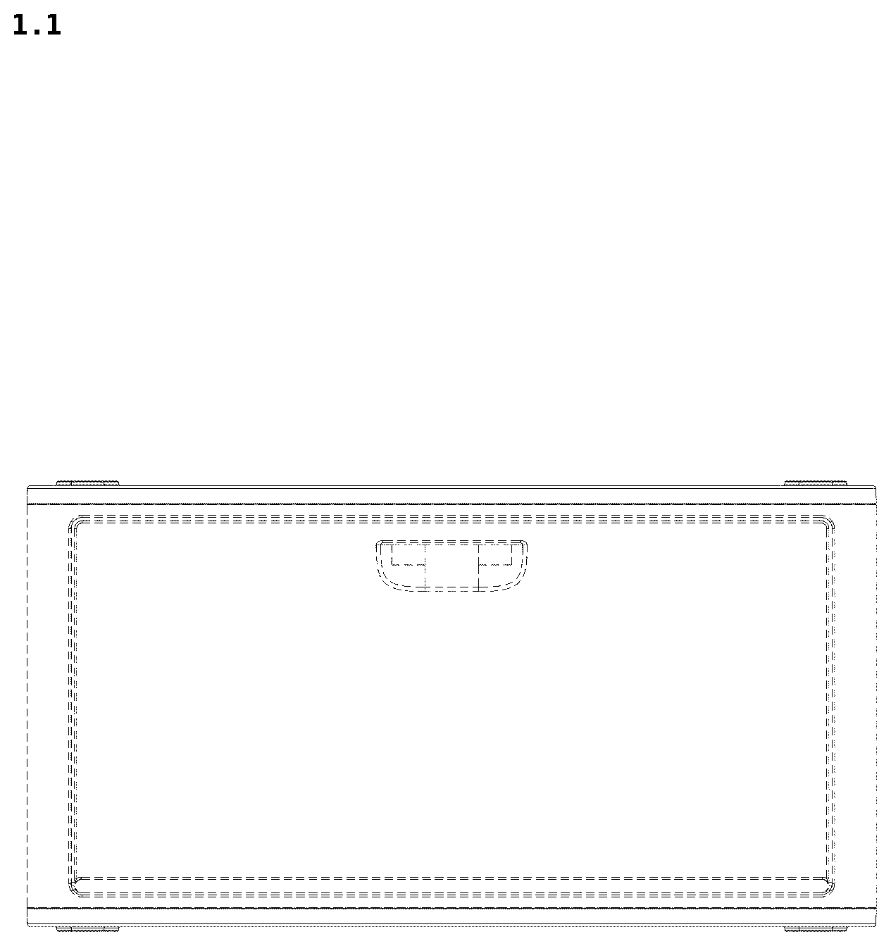 Patent USD1077478 — Shoe box — Figure 1