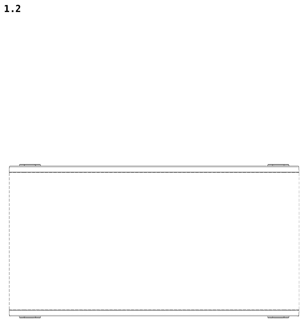 Patent USD1077478 Figure 2 – Shoe box