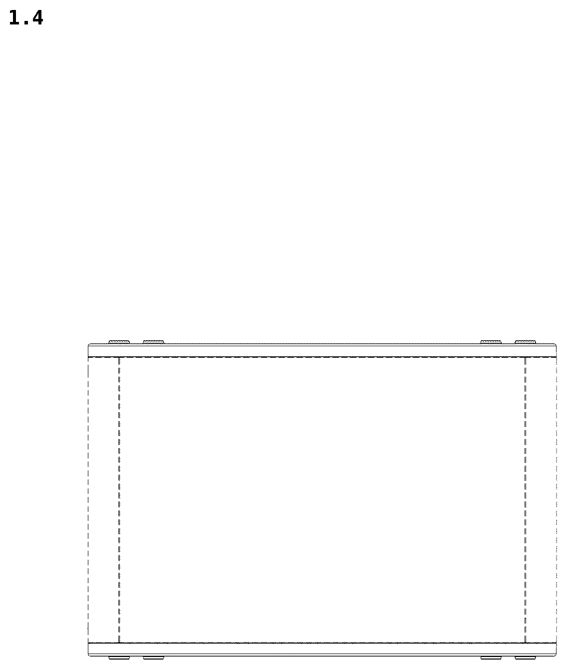Patent USD1077478 Figure 4 – Shoe box