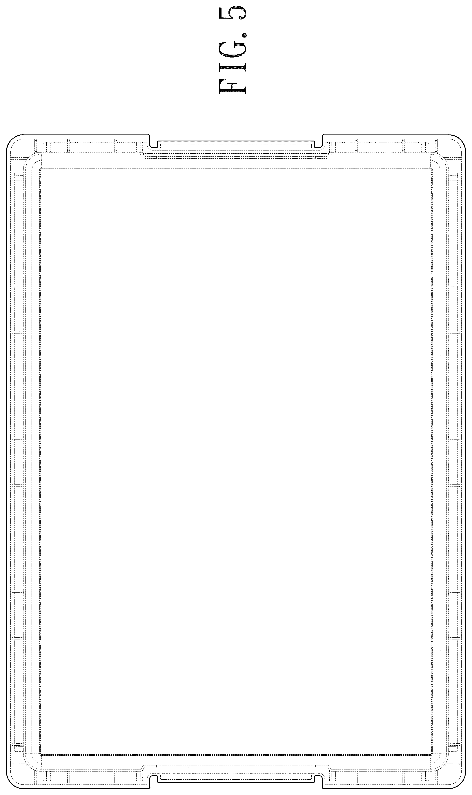 Patent USD1077479 Figure 4 – Lid for storage box