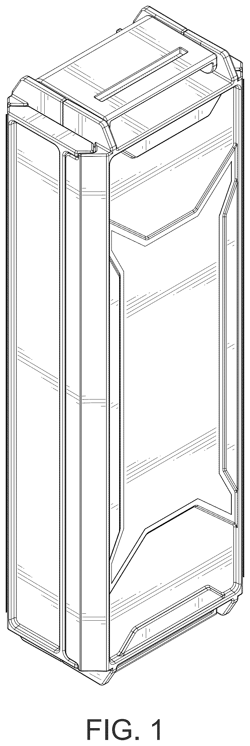 Patent USD1077481 Figure 1 – Toolbox