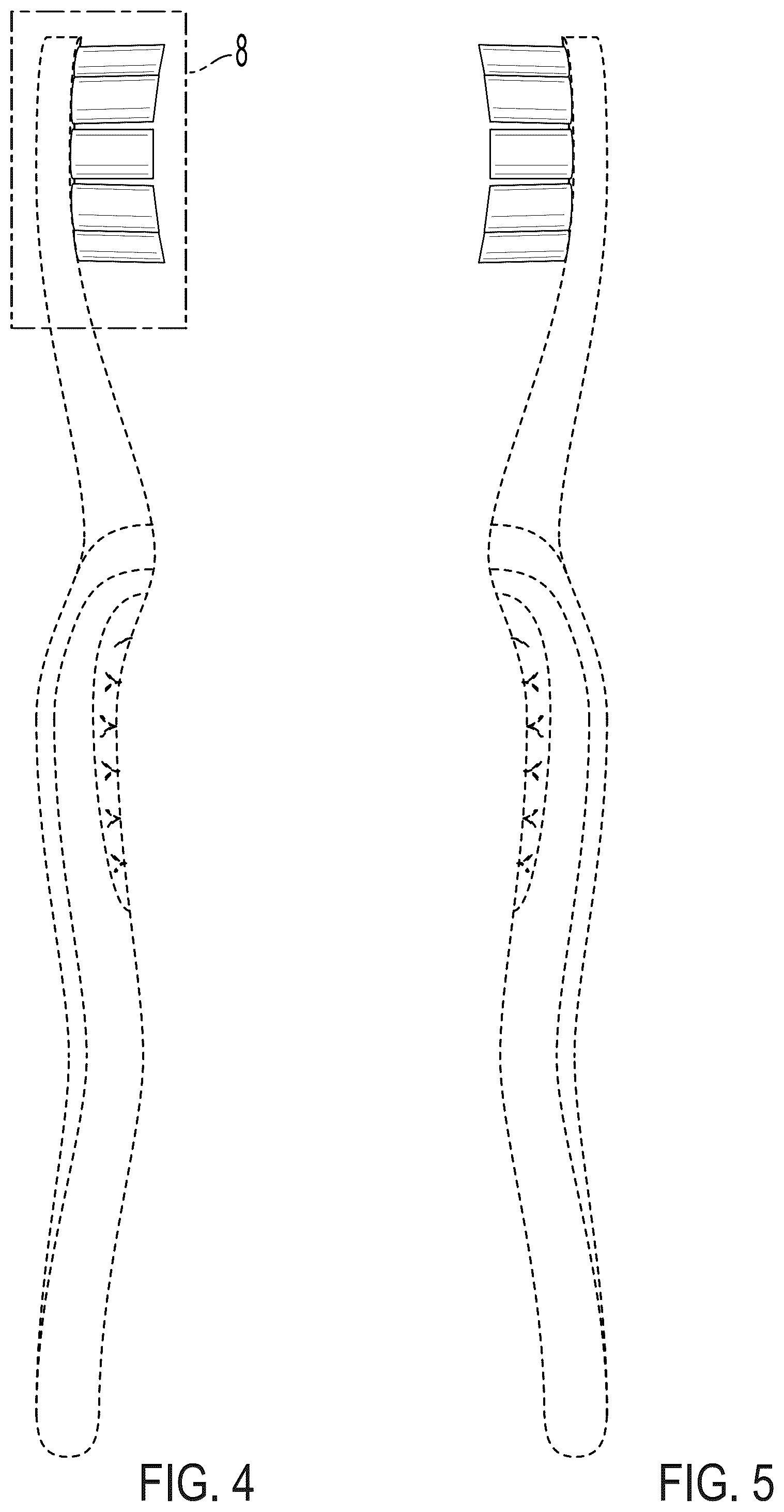 Patent USD1077482 Figure 3 – Toothbrush bristle arrangement