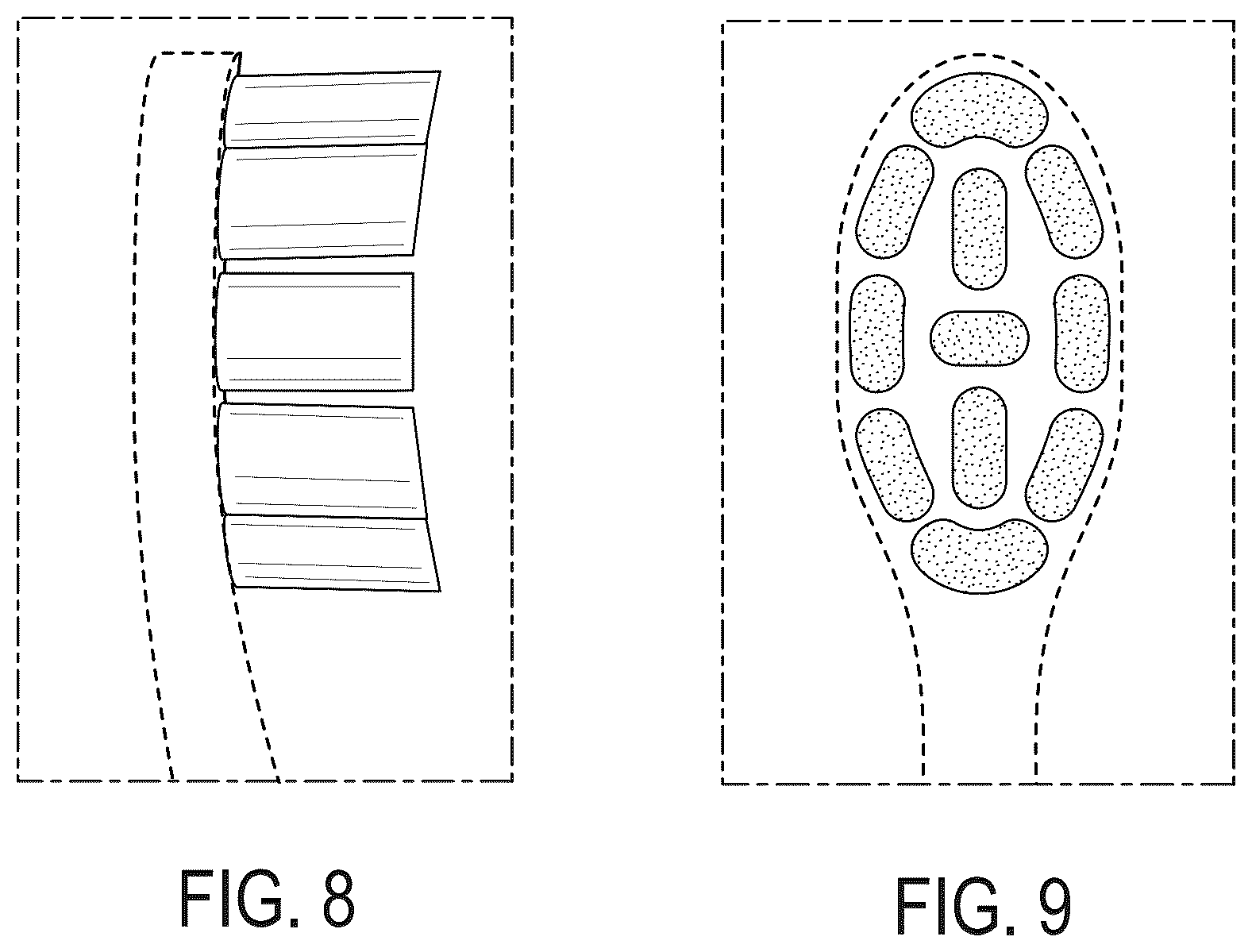 Patent USD1077482 Figure 5 – Toothbrush bristle arrangement