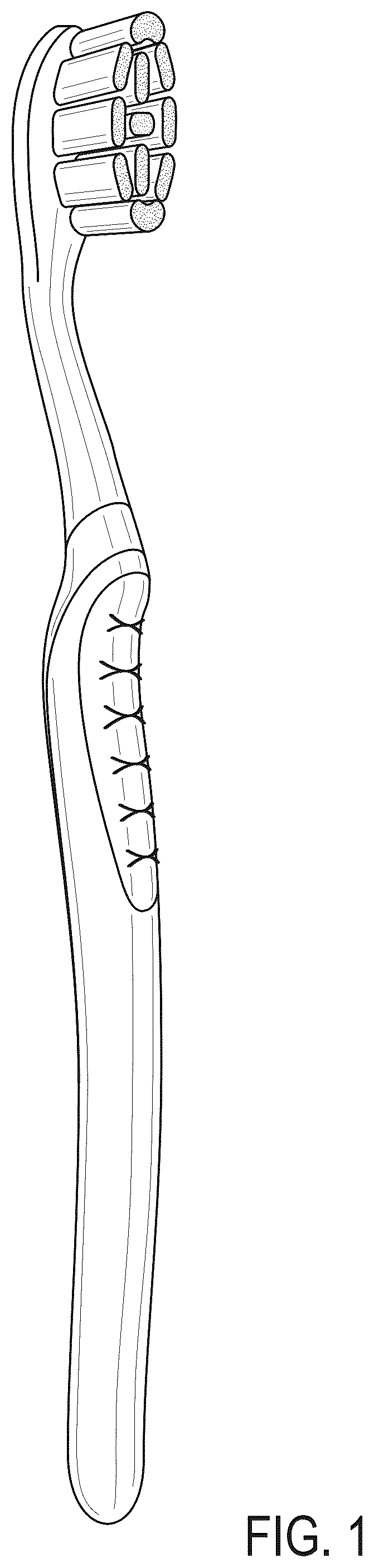 Patent USD1077483 Figure 1 – Toothbrush
