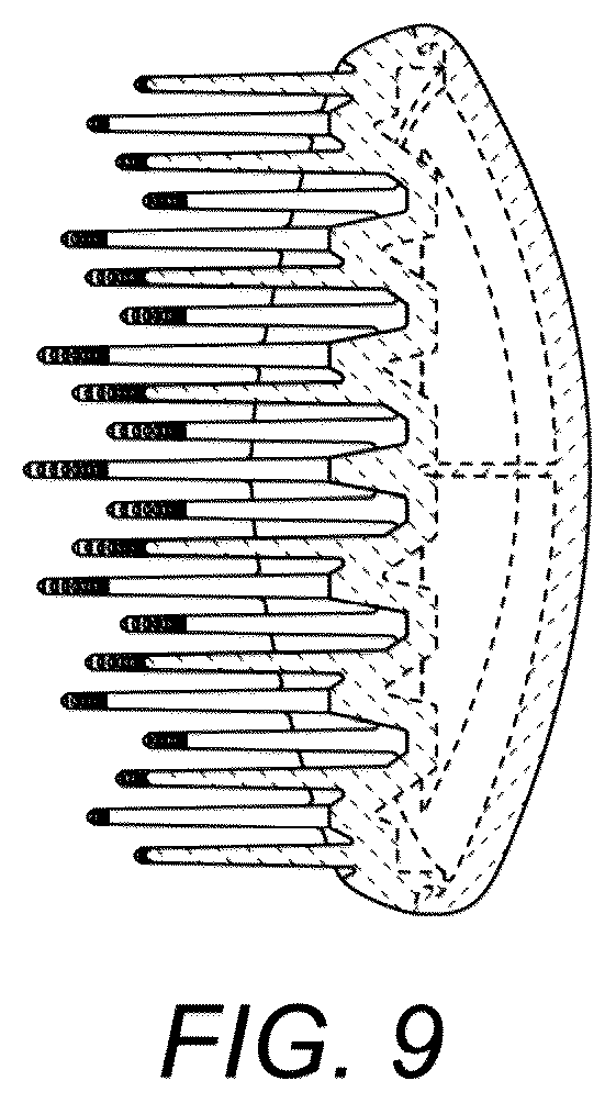 Patent USD1077486 Figure 7 – Hair brush