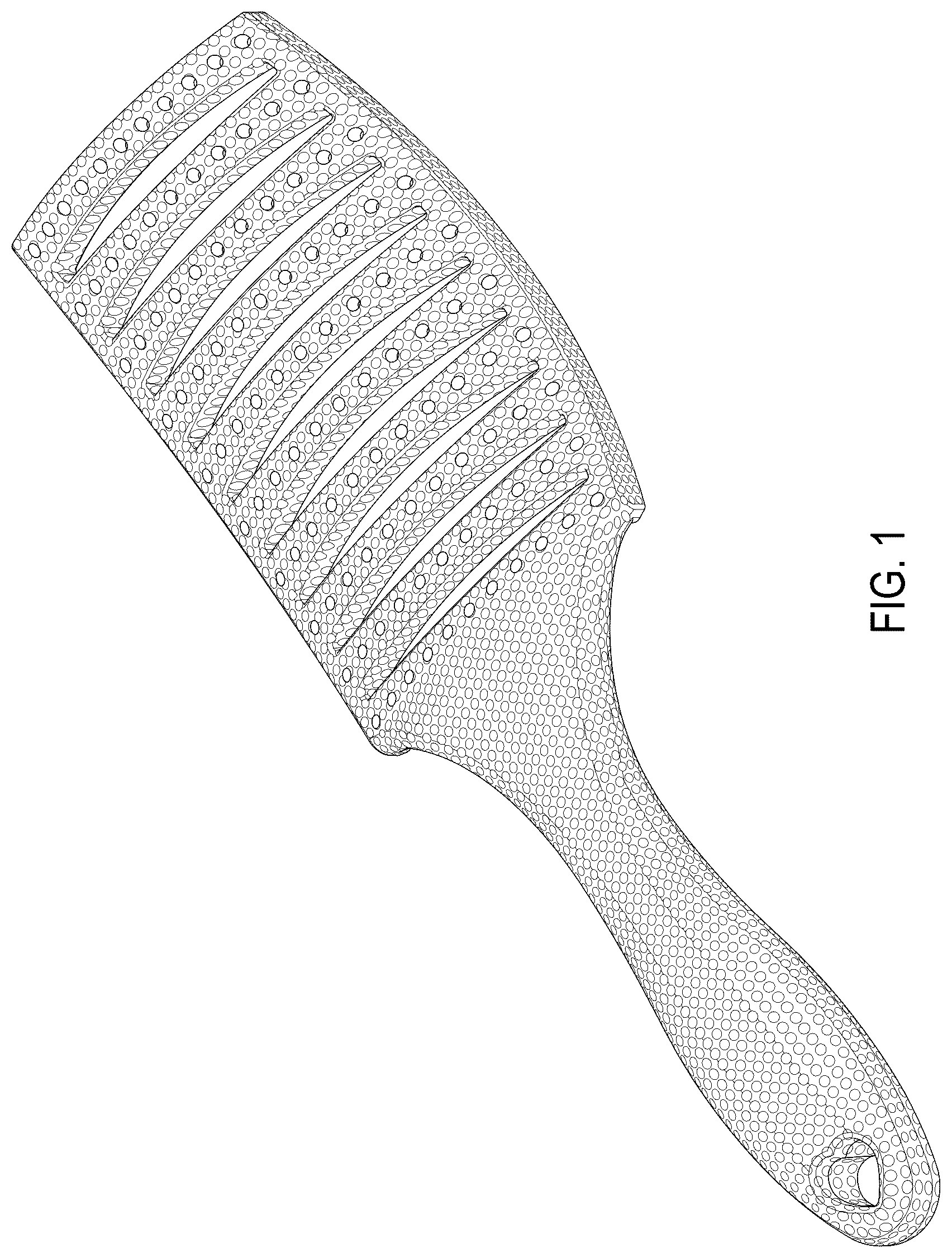 Patent USD1077487 Figure 1 – Brush handle