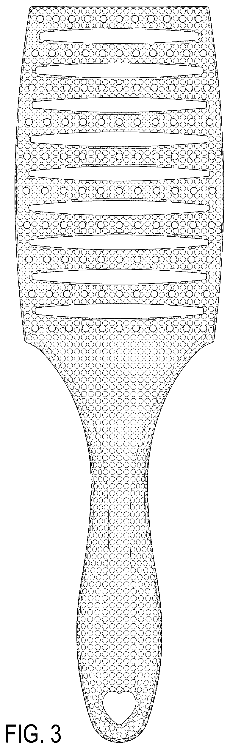 Patent USD1077487 Figure 3 – Brush handle