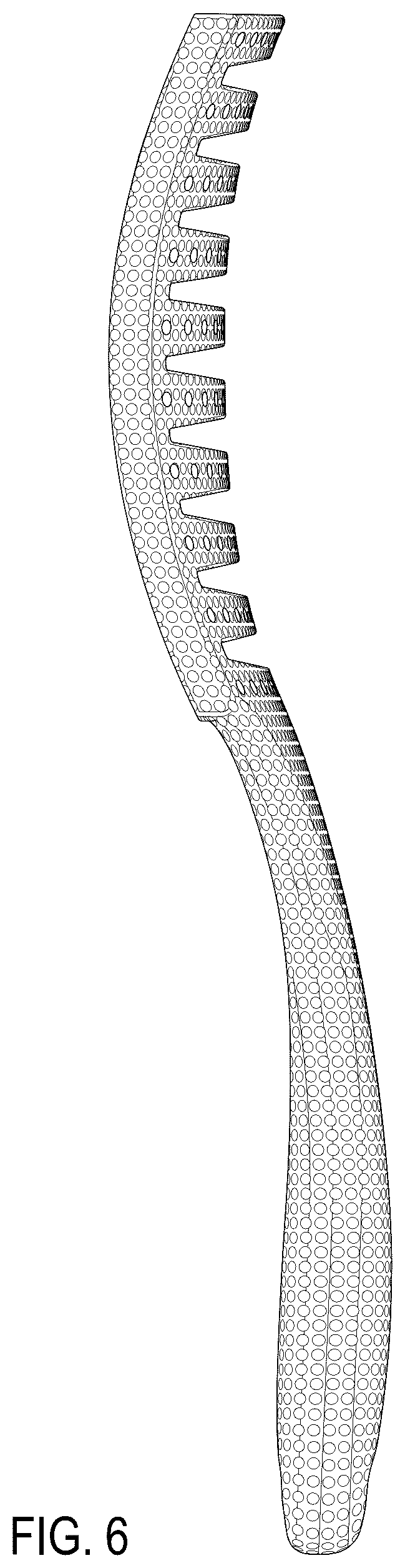 Patent USD1077487 Figure 6 – Brush handle
