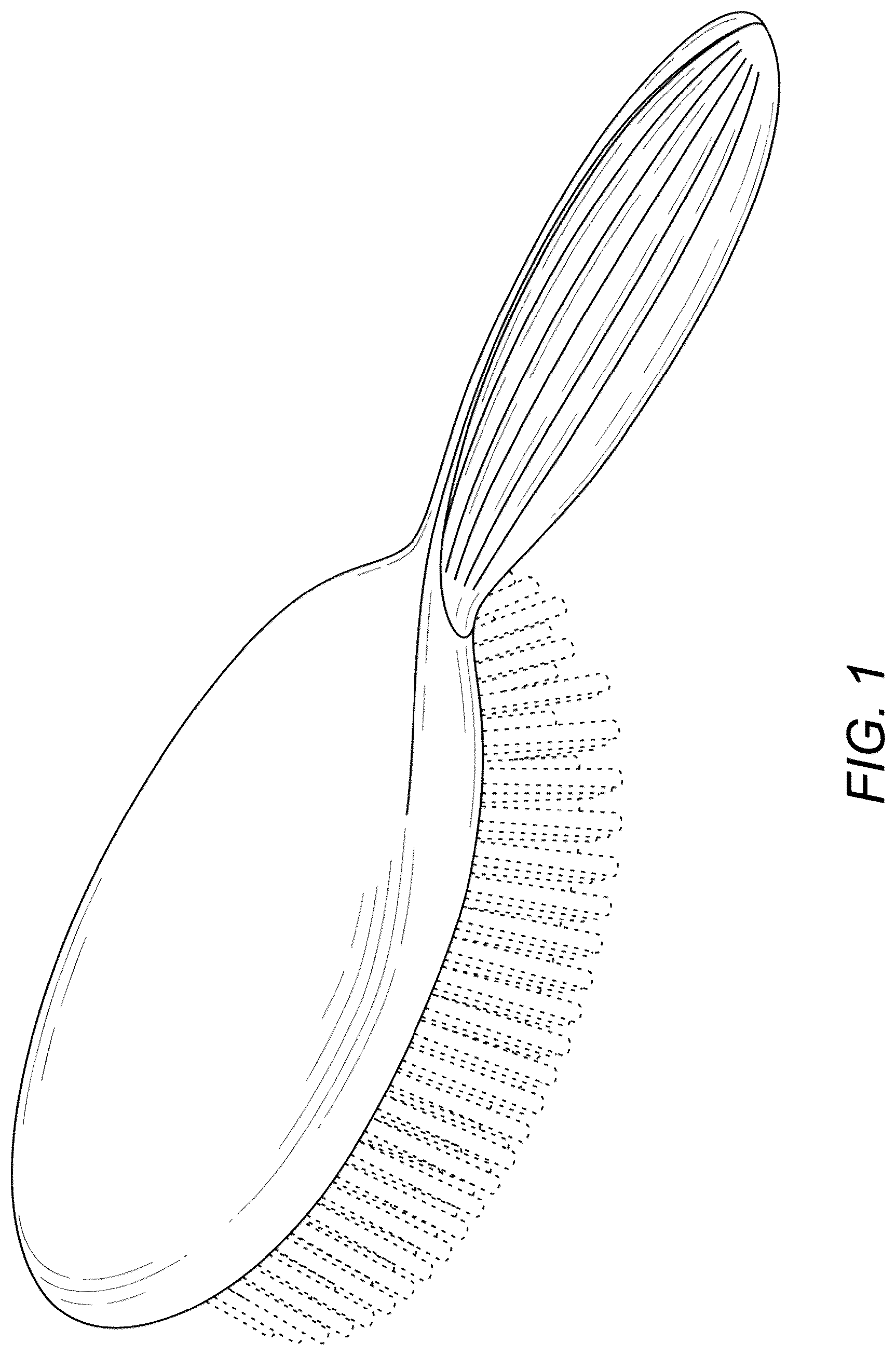 Patent USD1077488 Figure 1 – Hair brush