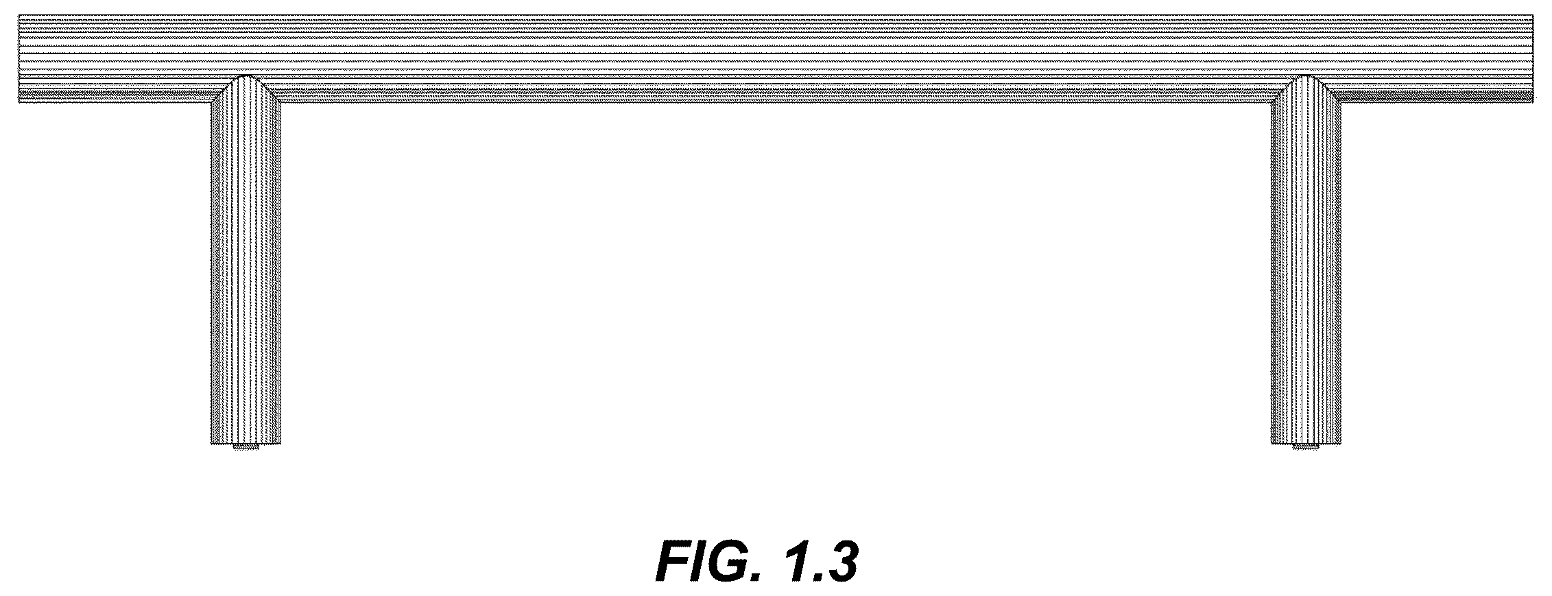 Patent USD1077492 Figure 3 – Outdoor bench