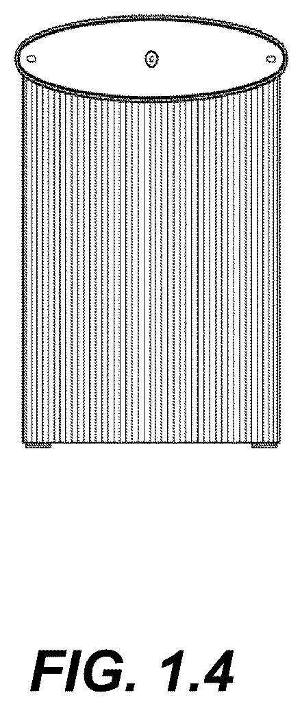 Patent USD1077492 Figure 4 – Outdoor bench