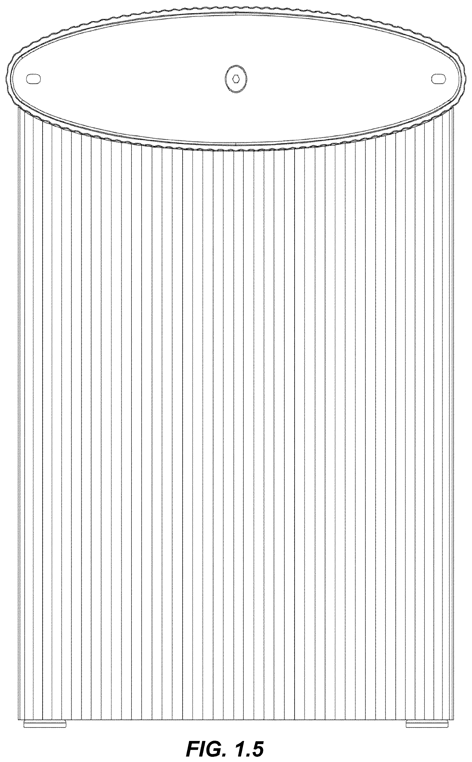 Patent USD1077492 Figure 5 – Outdoor bench