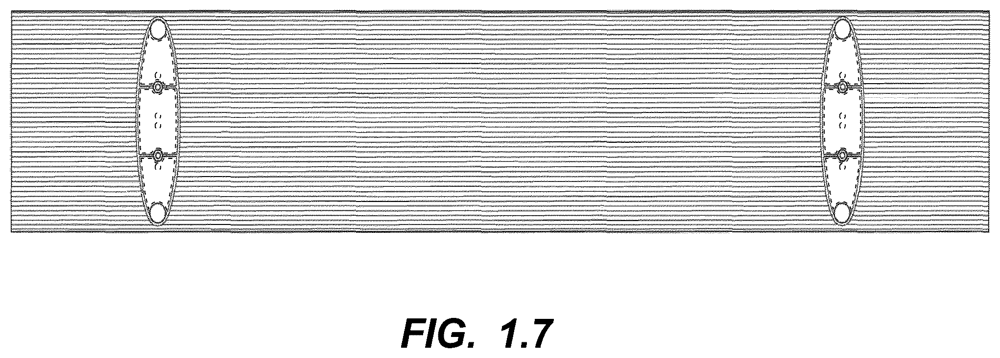 Patent USD1077492 Figure 7 – Outdoor bench