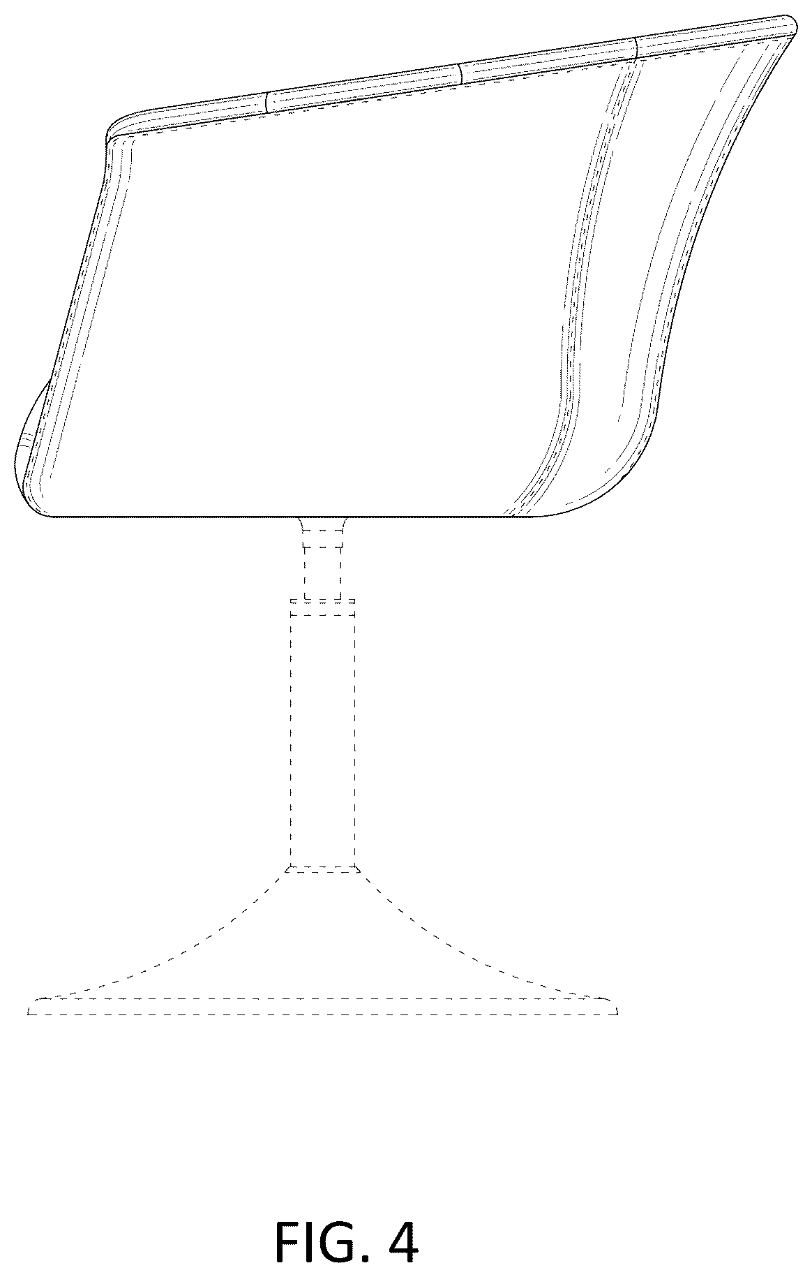 Patent USD1077493 Figure 4 – Chair