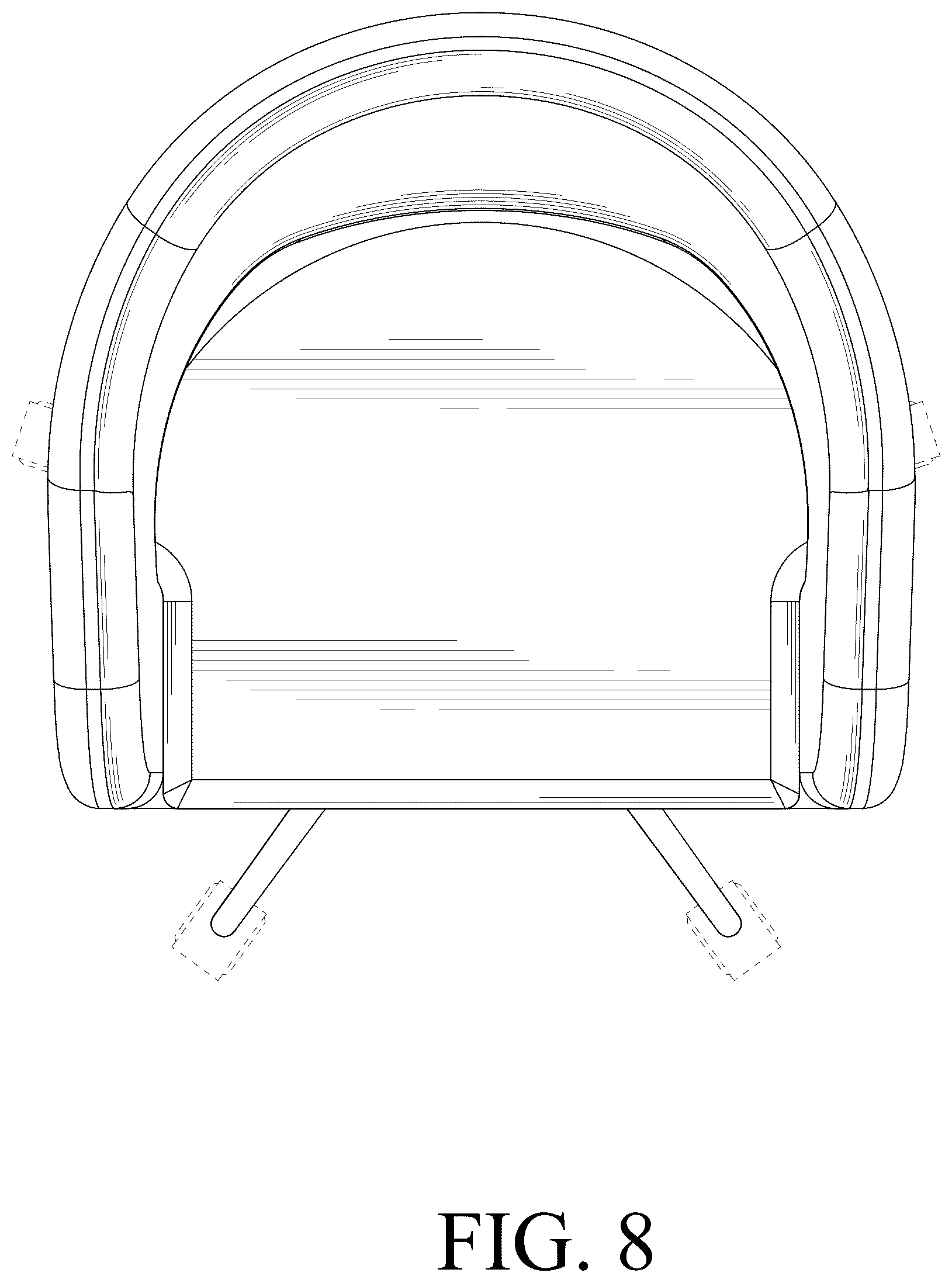 Patent USD1077495 Figure 8 – Chair