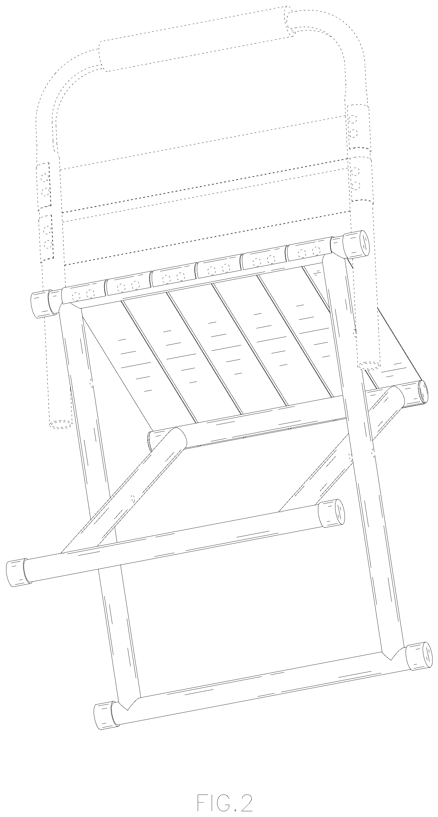 Patent USD1077496 Figure 2 – Chair