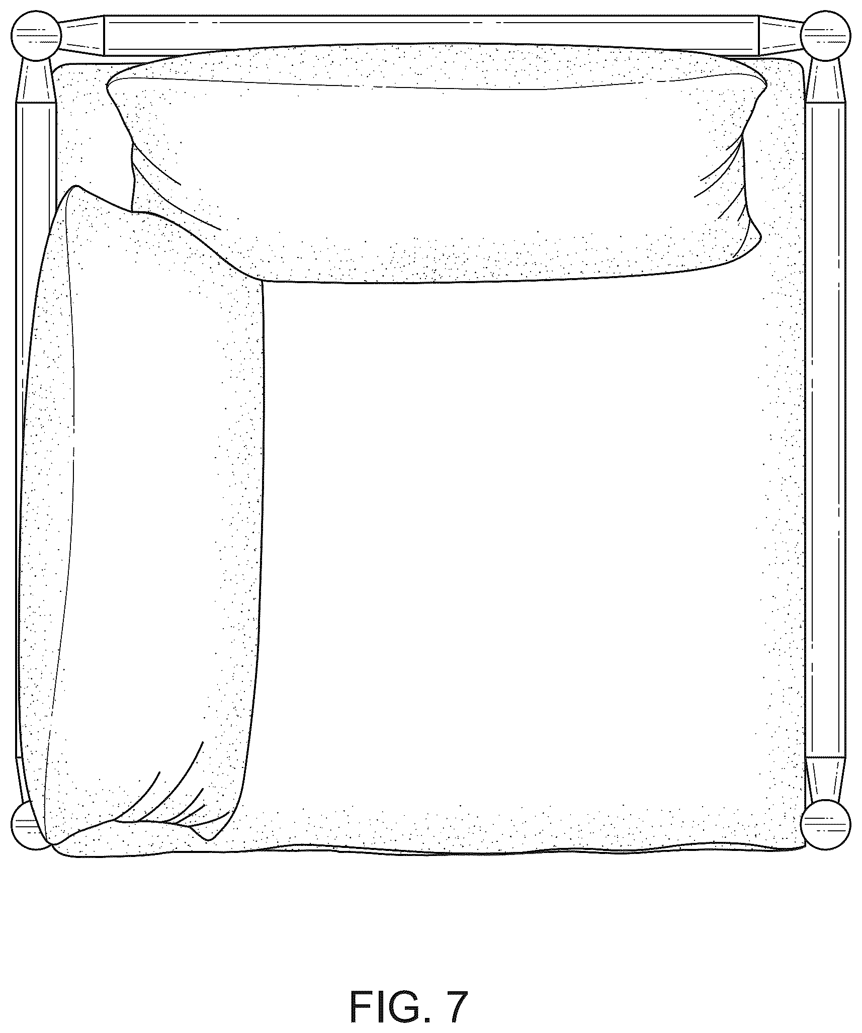 Patent USD1077497 Figure 7 – Chair
