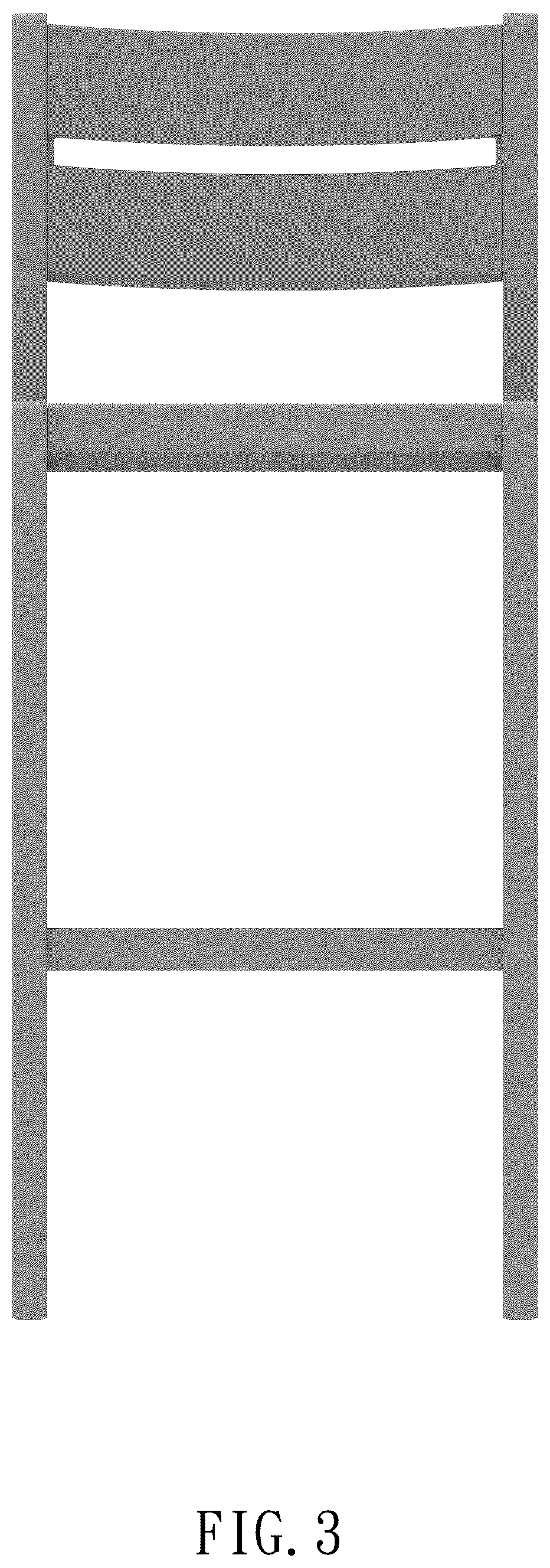 Patent USD1077498 Figure 3 – Chair