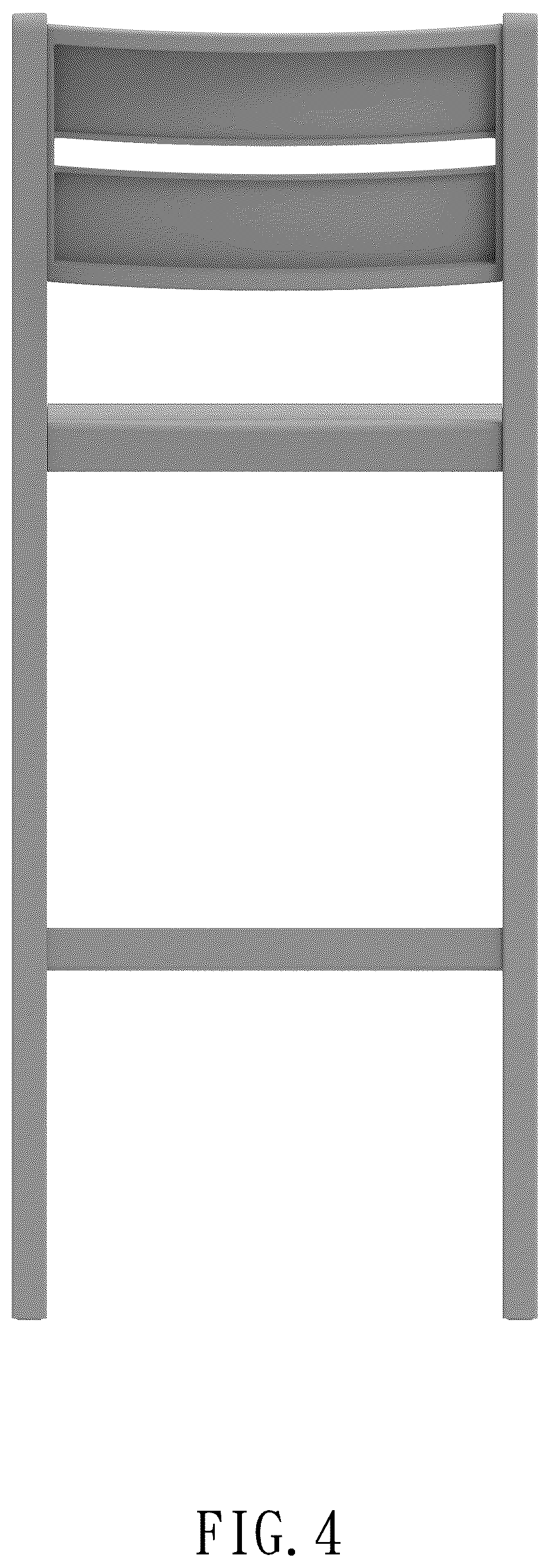 Patent USD1077498 Figure 4 – Chair