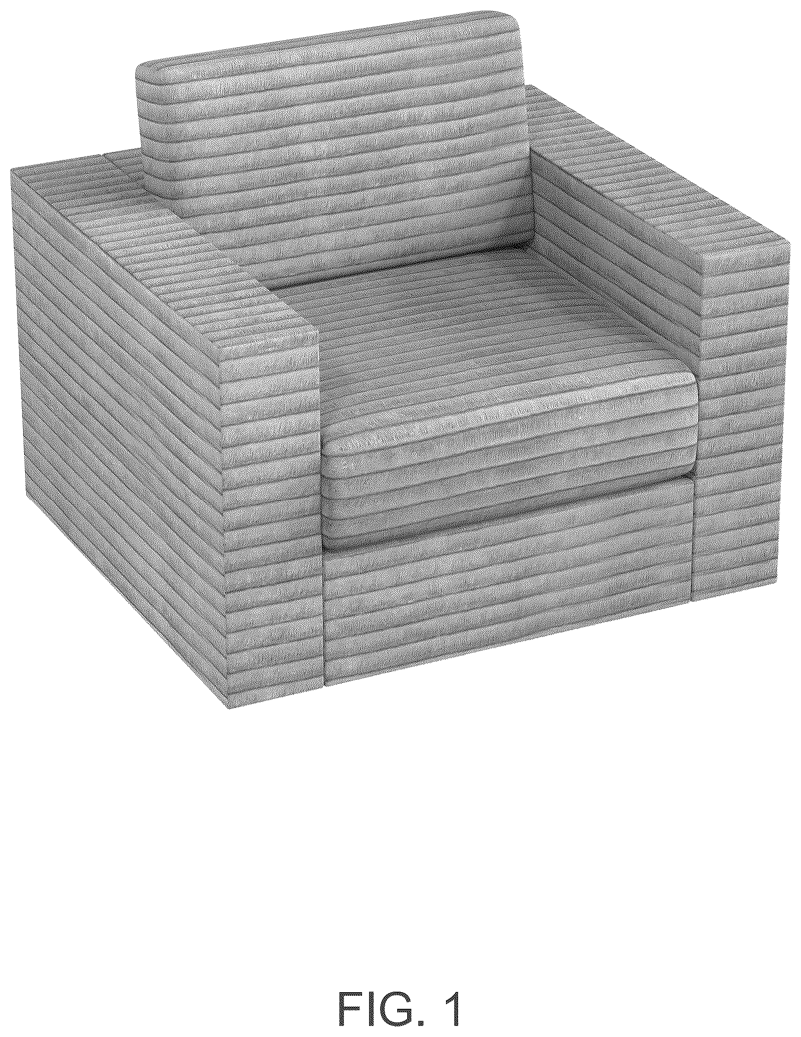 Patent USD1077499 Figure 1 – Single sofa