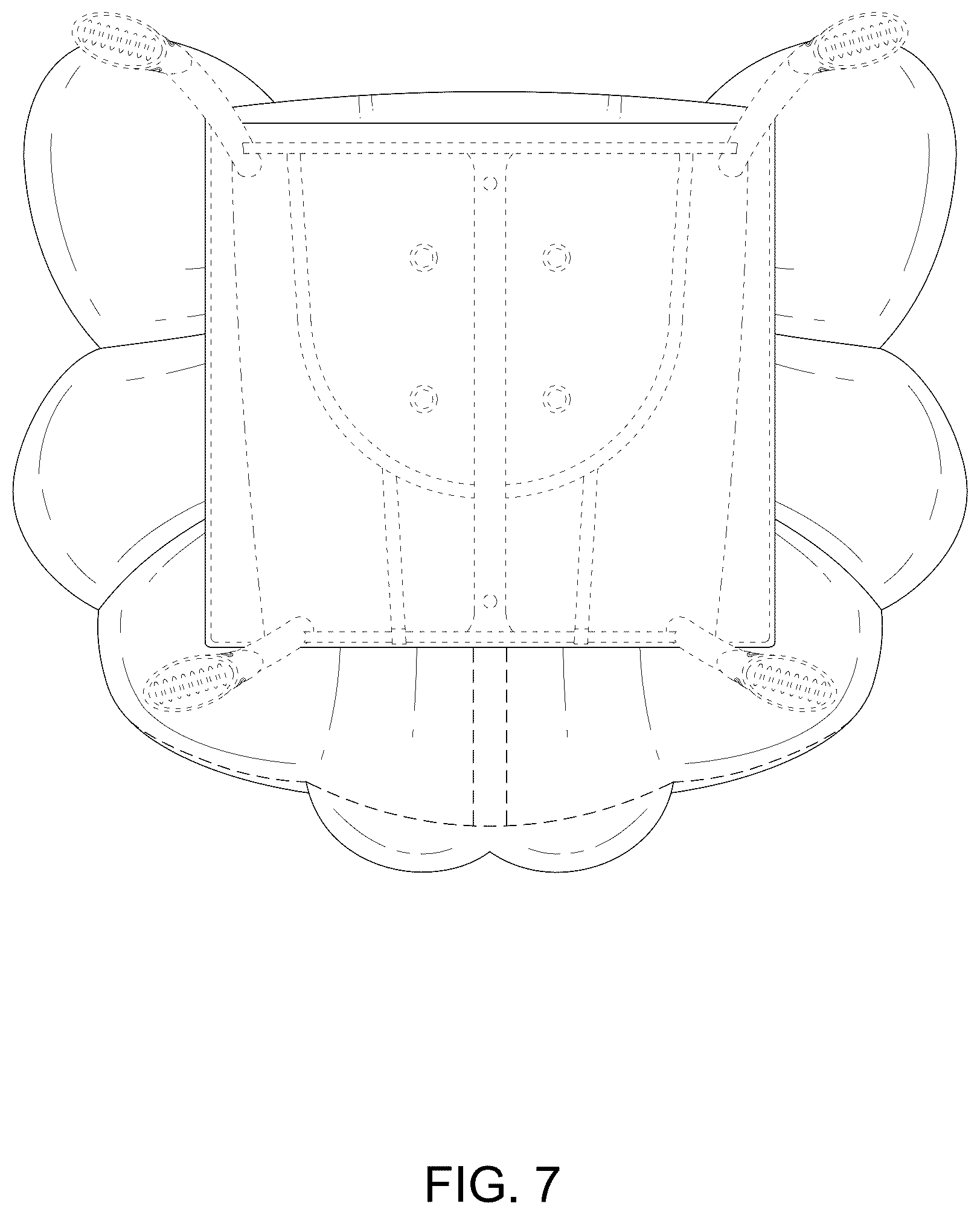 Patent USD1077500 Figure 7 – Flower shape lazy chair