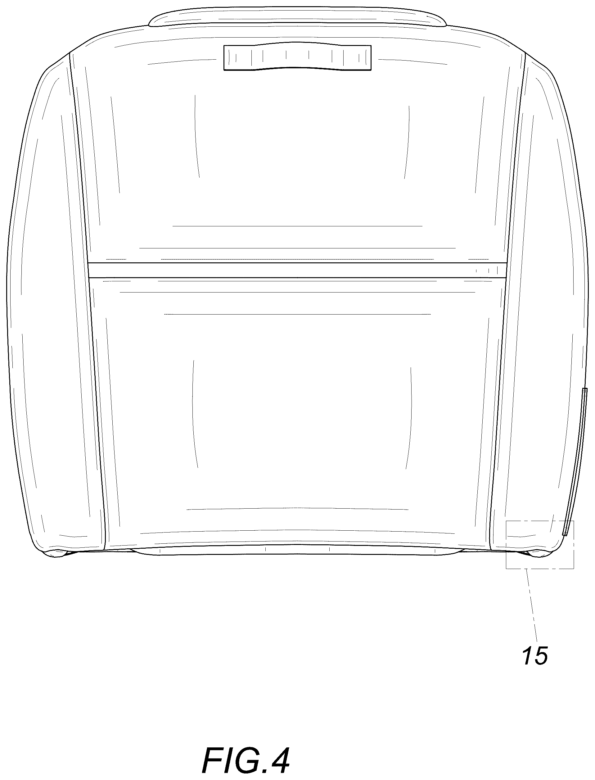 Patent USD1077502 Figure 4 – Sofa