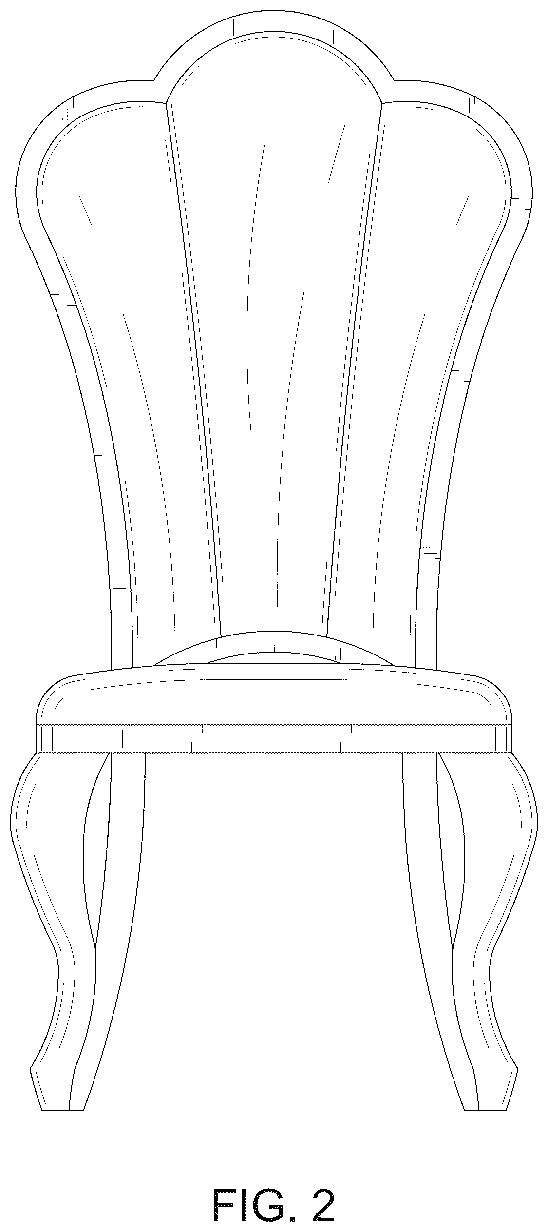 Patent USD1077503 Figure 2 – Chair