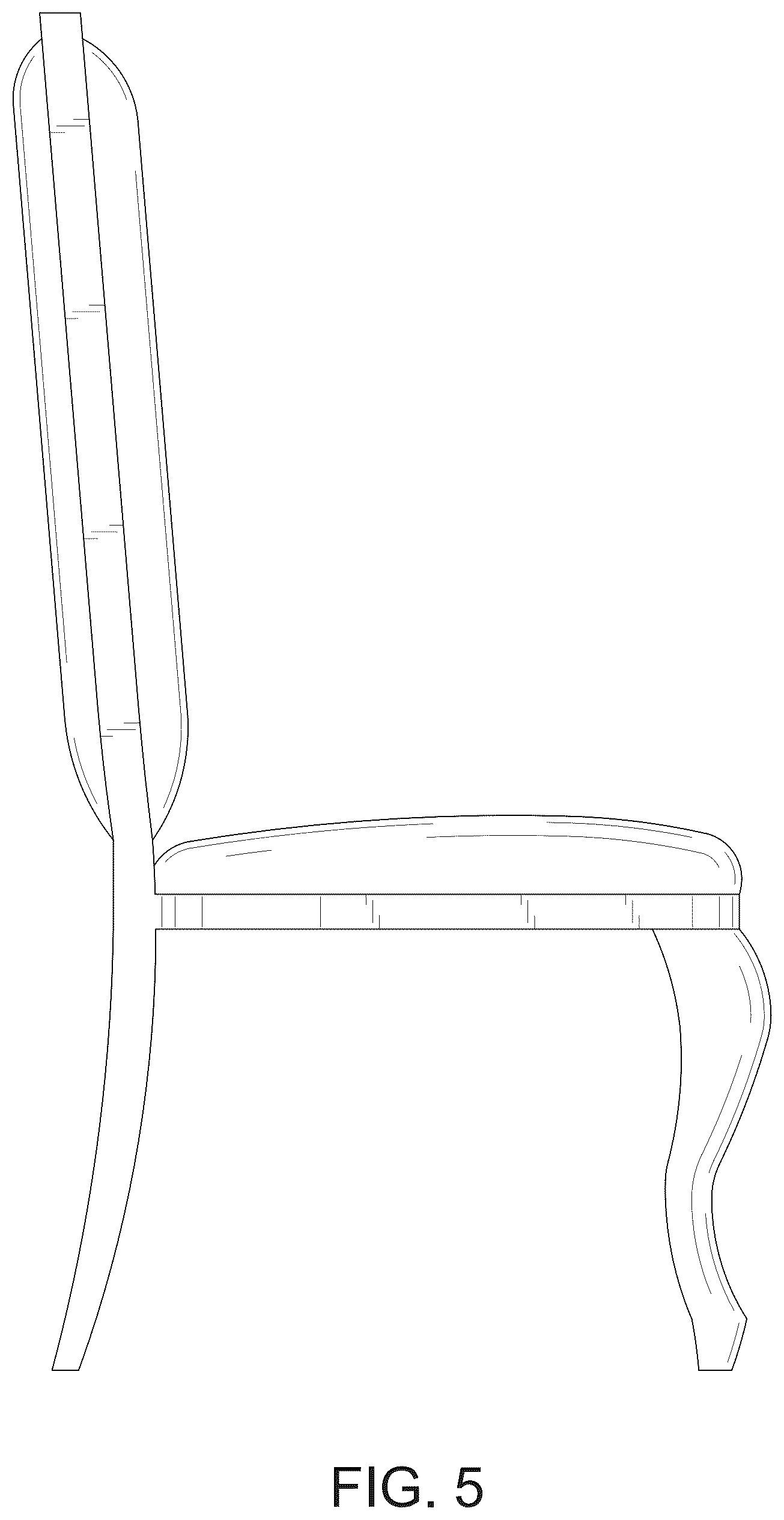 Patent USD1077503 Figure 5 – Chair