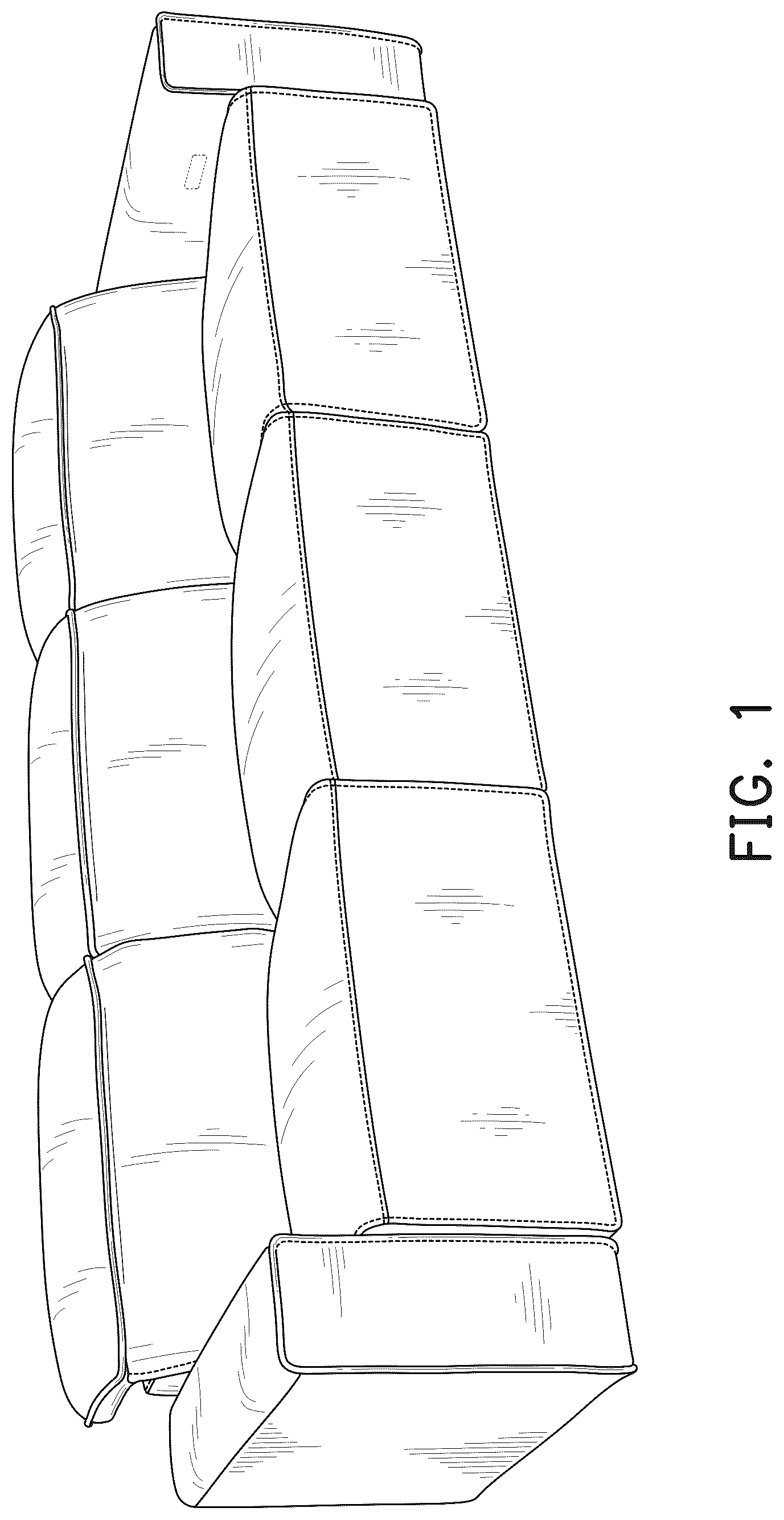 Patent USD1077504 Figure 1 – Sofa