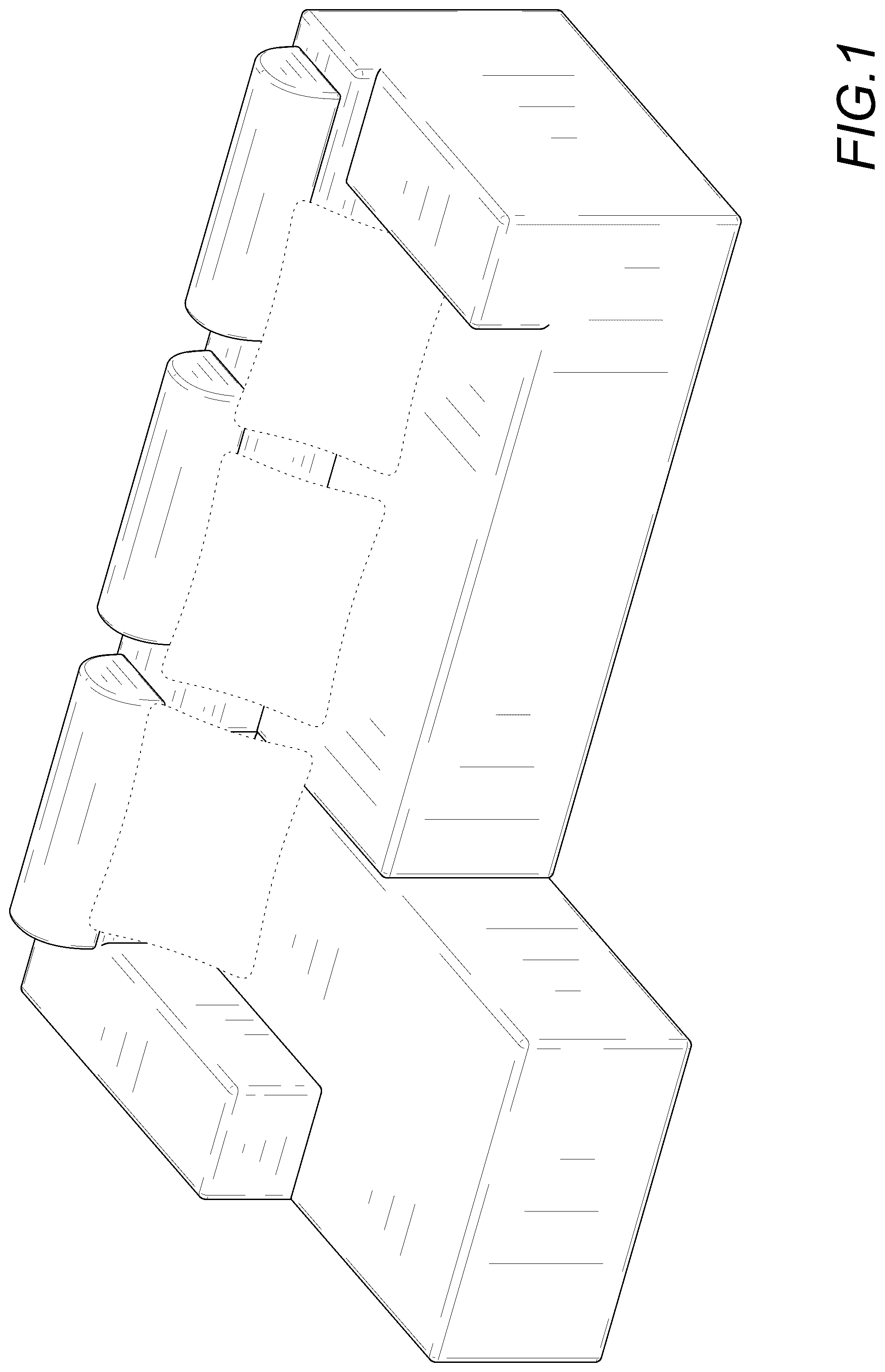 Patent USD1077505 Figure 1 – Sectional sofa
