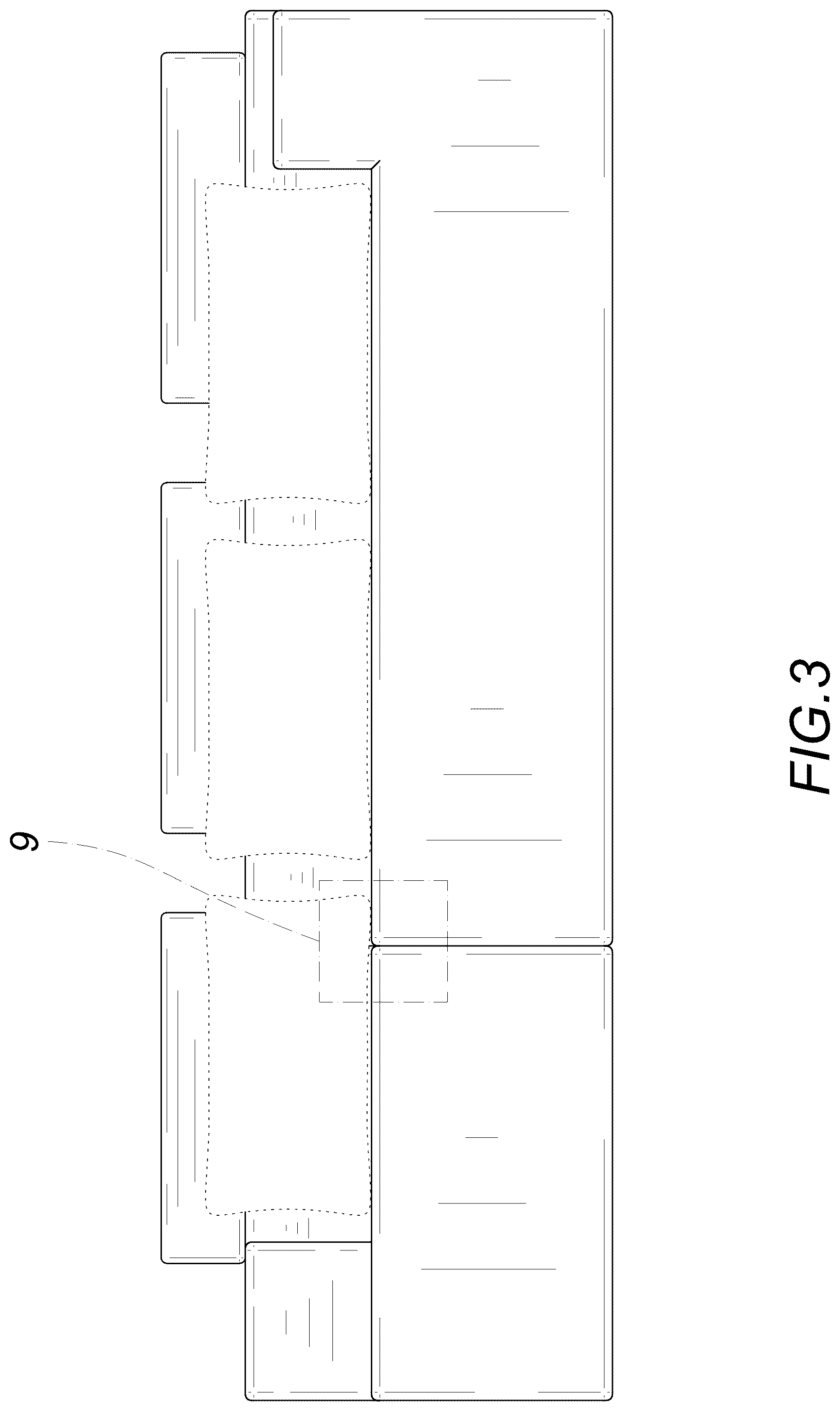 Patent USD1077505 Figure 3 – Sectional sofa