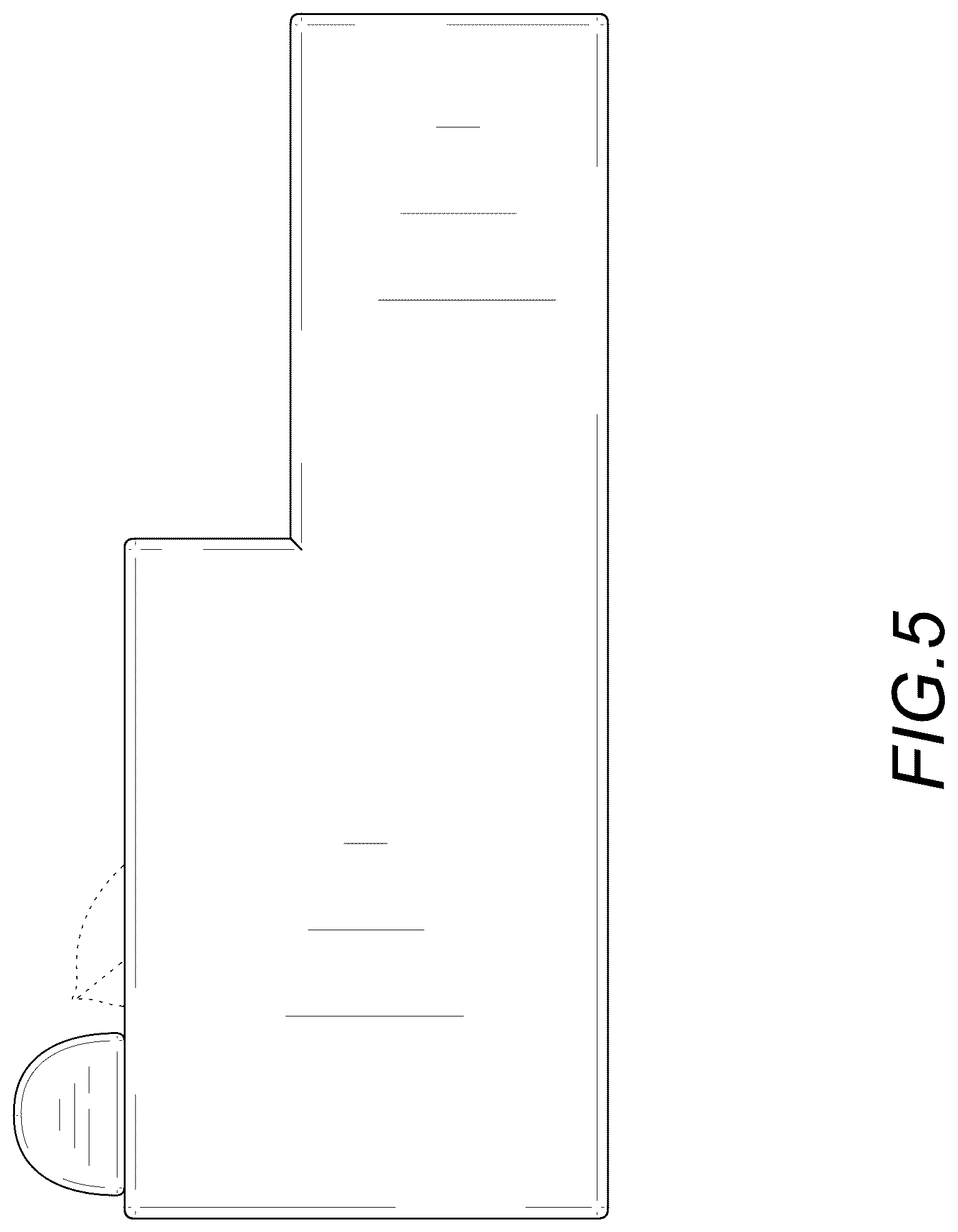 Patent USD1077505 Figure 5 – Sectional sofa