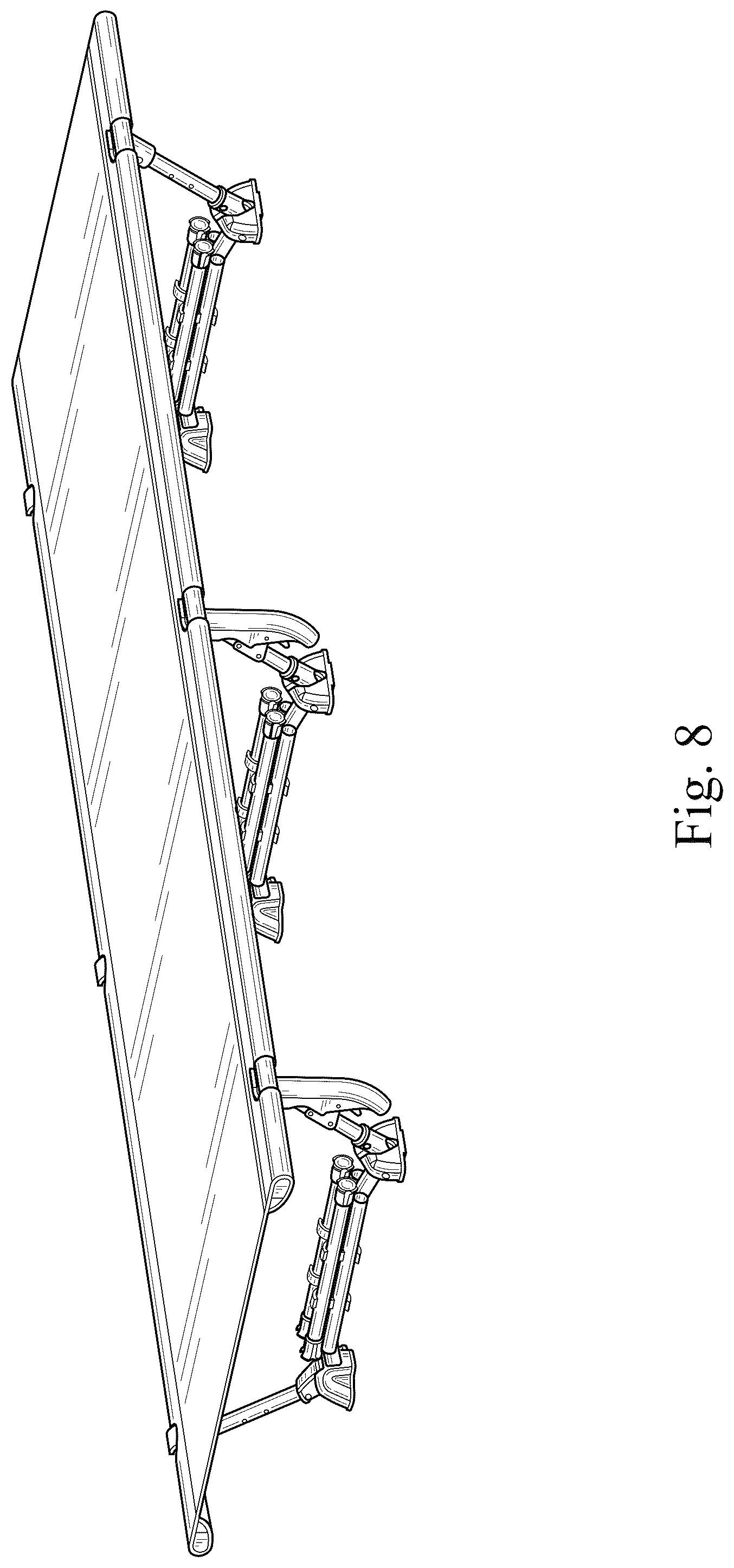 Patent USD1077507 Figure 8 – Camp bed