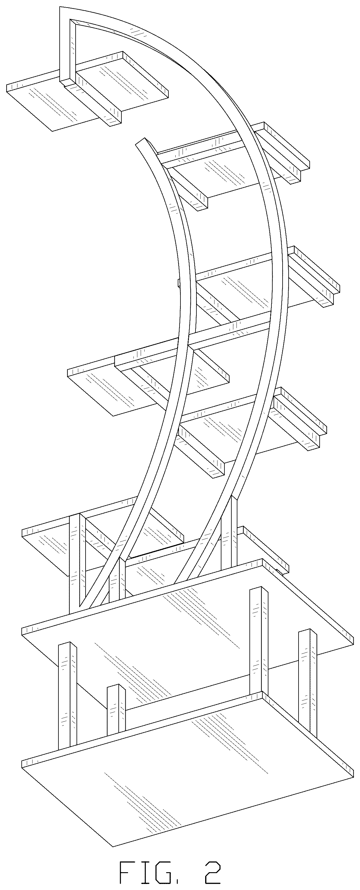 Patent USD1077508 Figure 2 – Plant stand