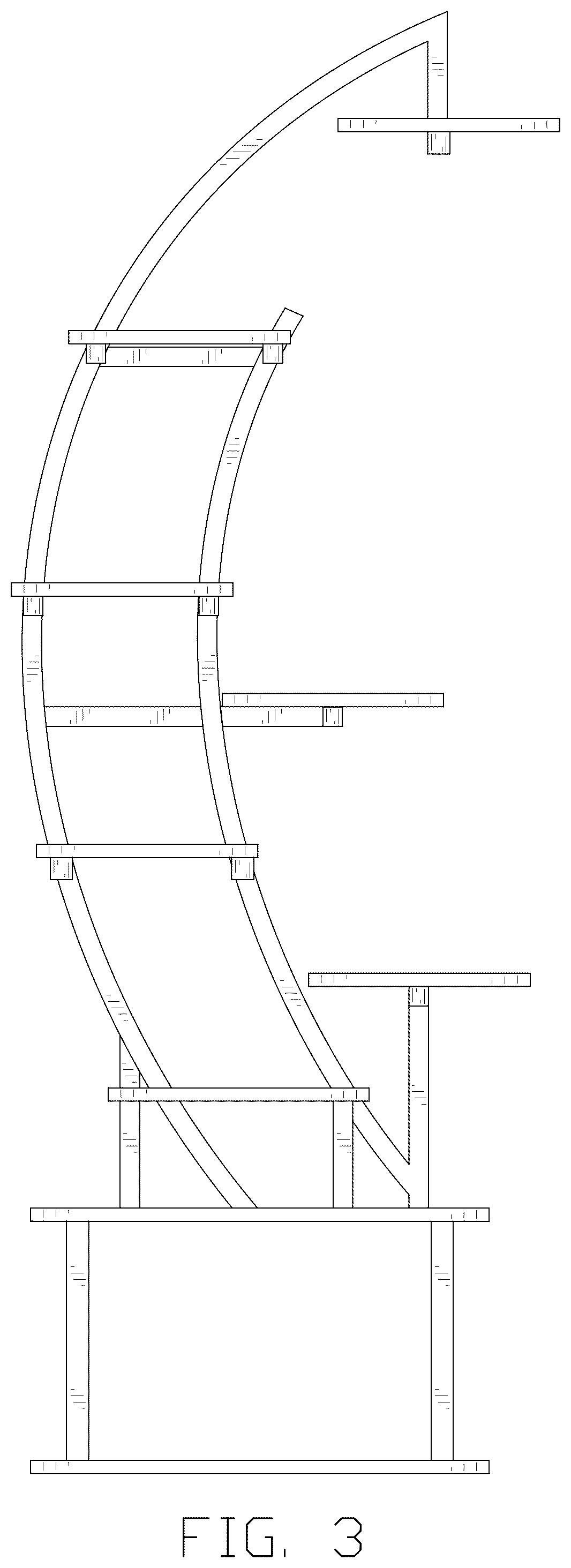 Patent USD1077508 Figure 3 – Plant stand