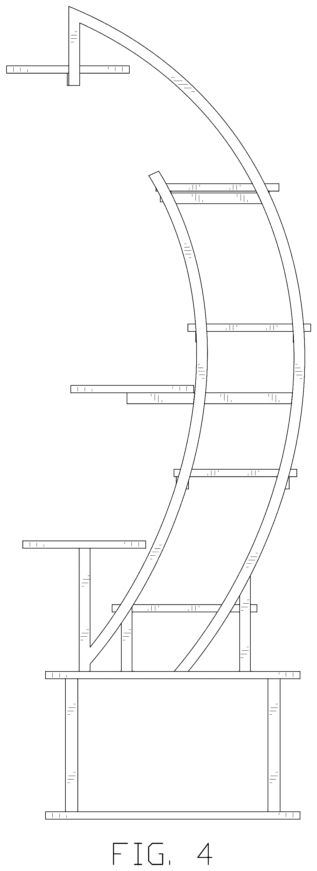 Patent USD1077508 Figure 4 – Plant stand